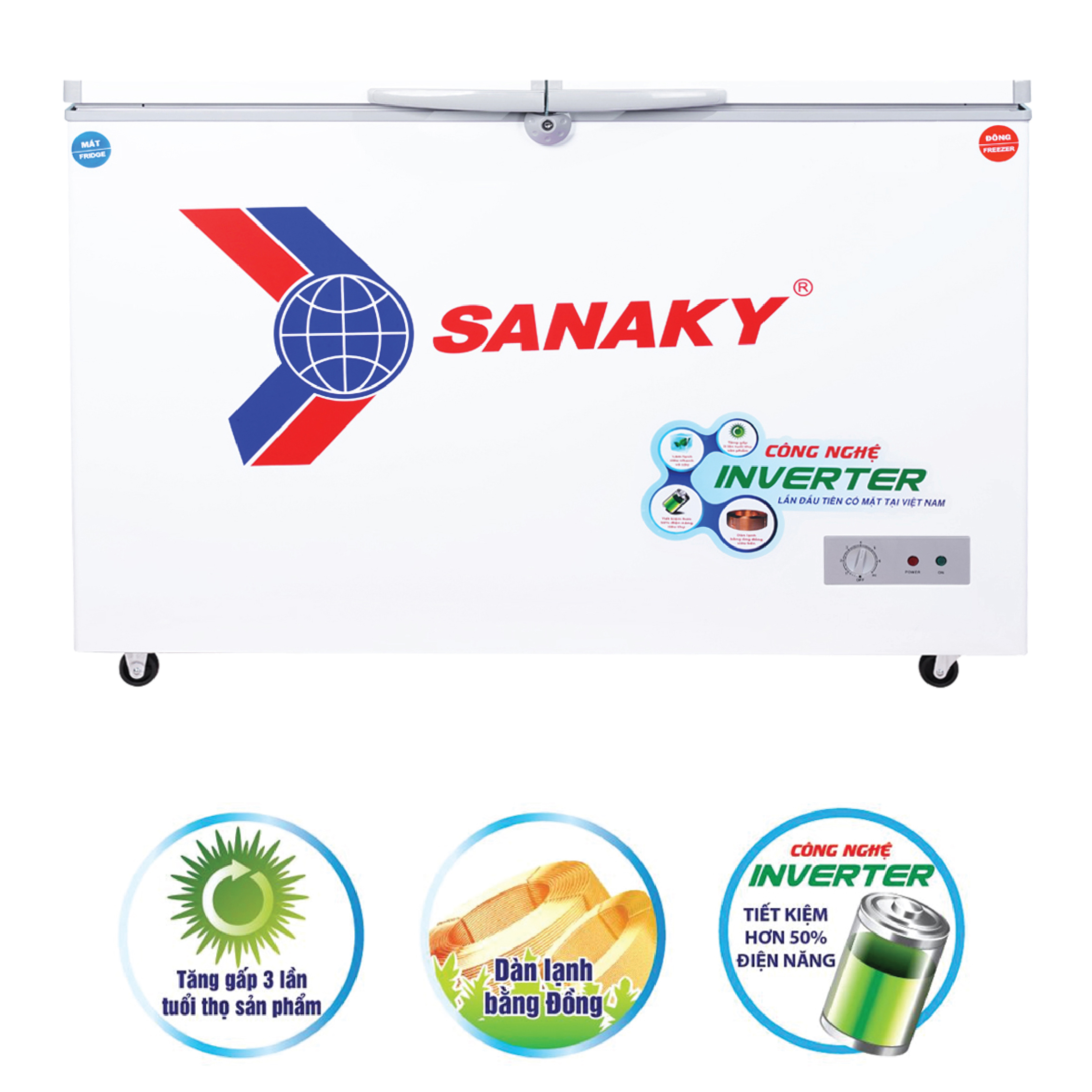 Tủ Mát Sanaky VH-408W3L