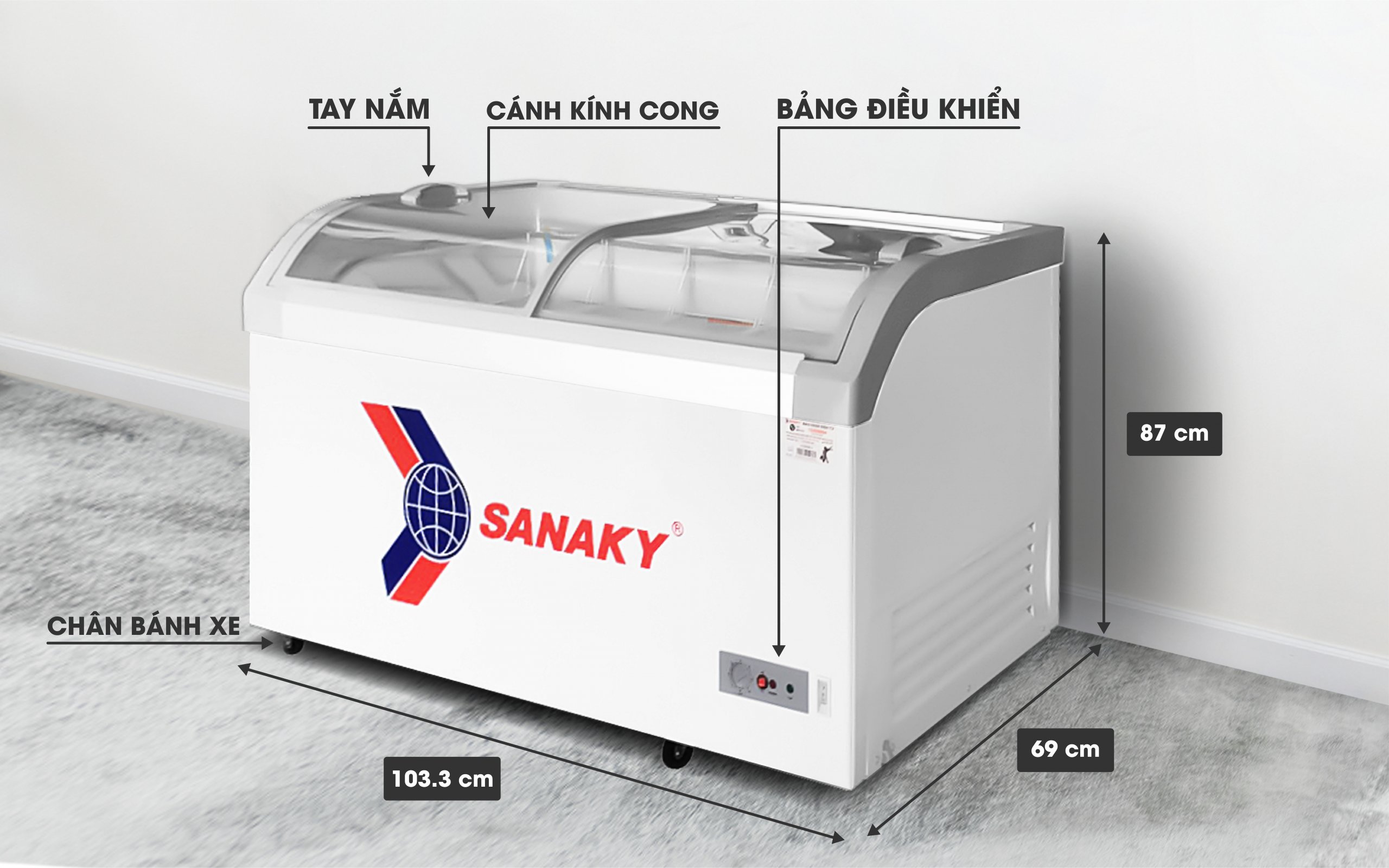 Tủ Đông Sanaky VH-382KB