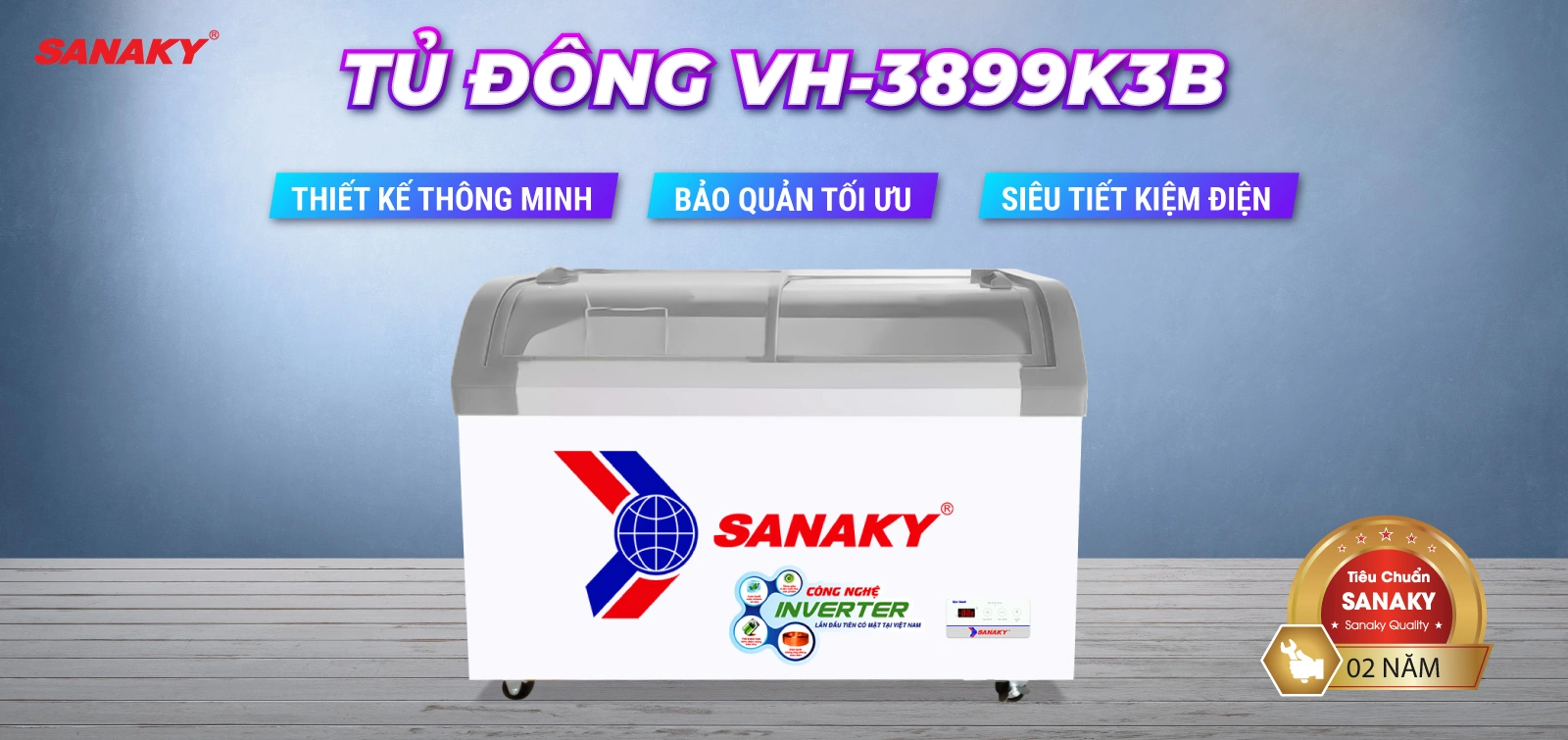 Tủ Đông Sanaky VH-3899K3B