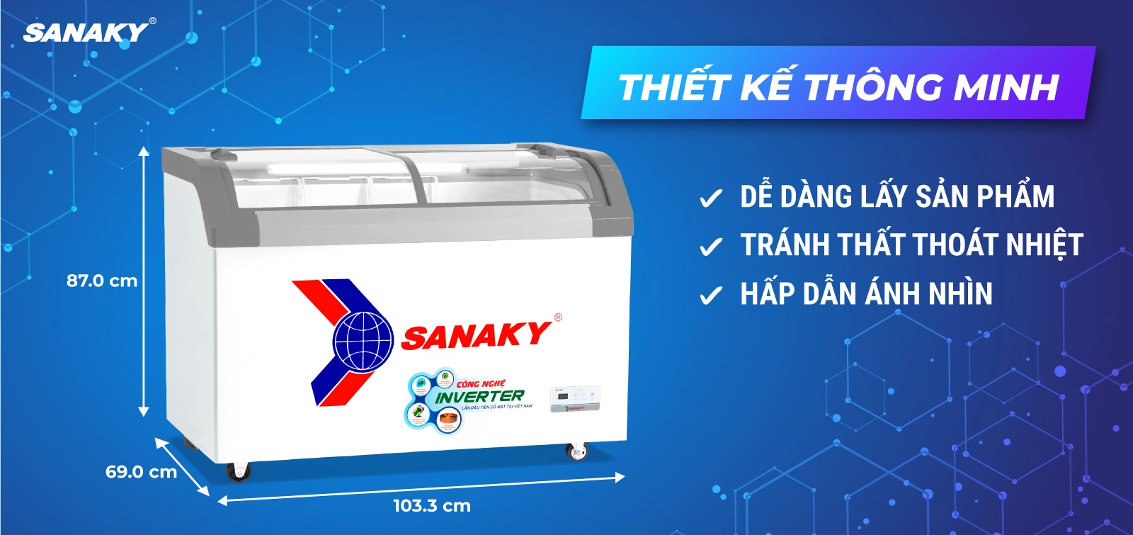 Tủ Đông Sanaky VH-3899K3B