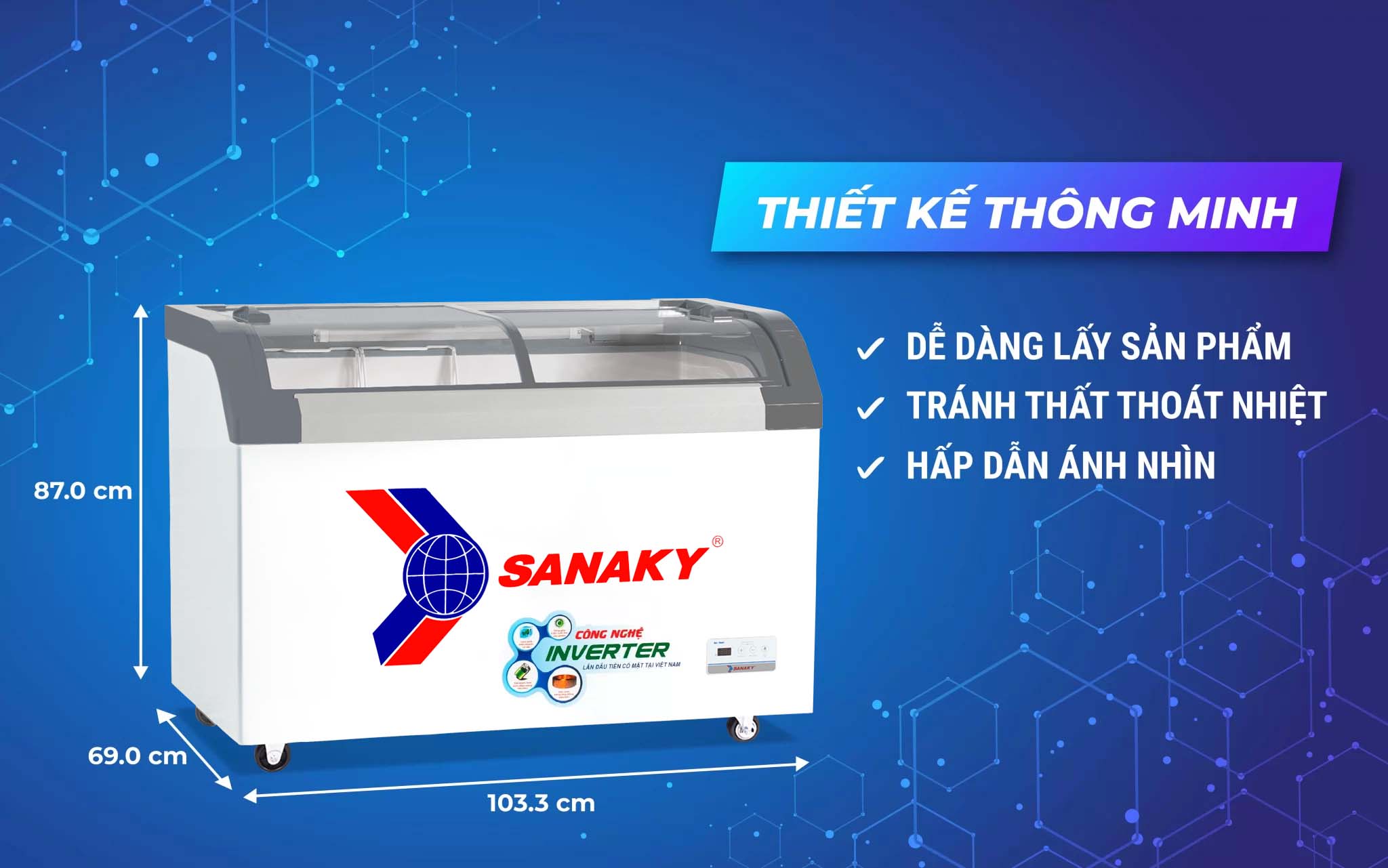 Tủ Đông Sanaky VH-3899K3B