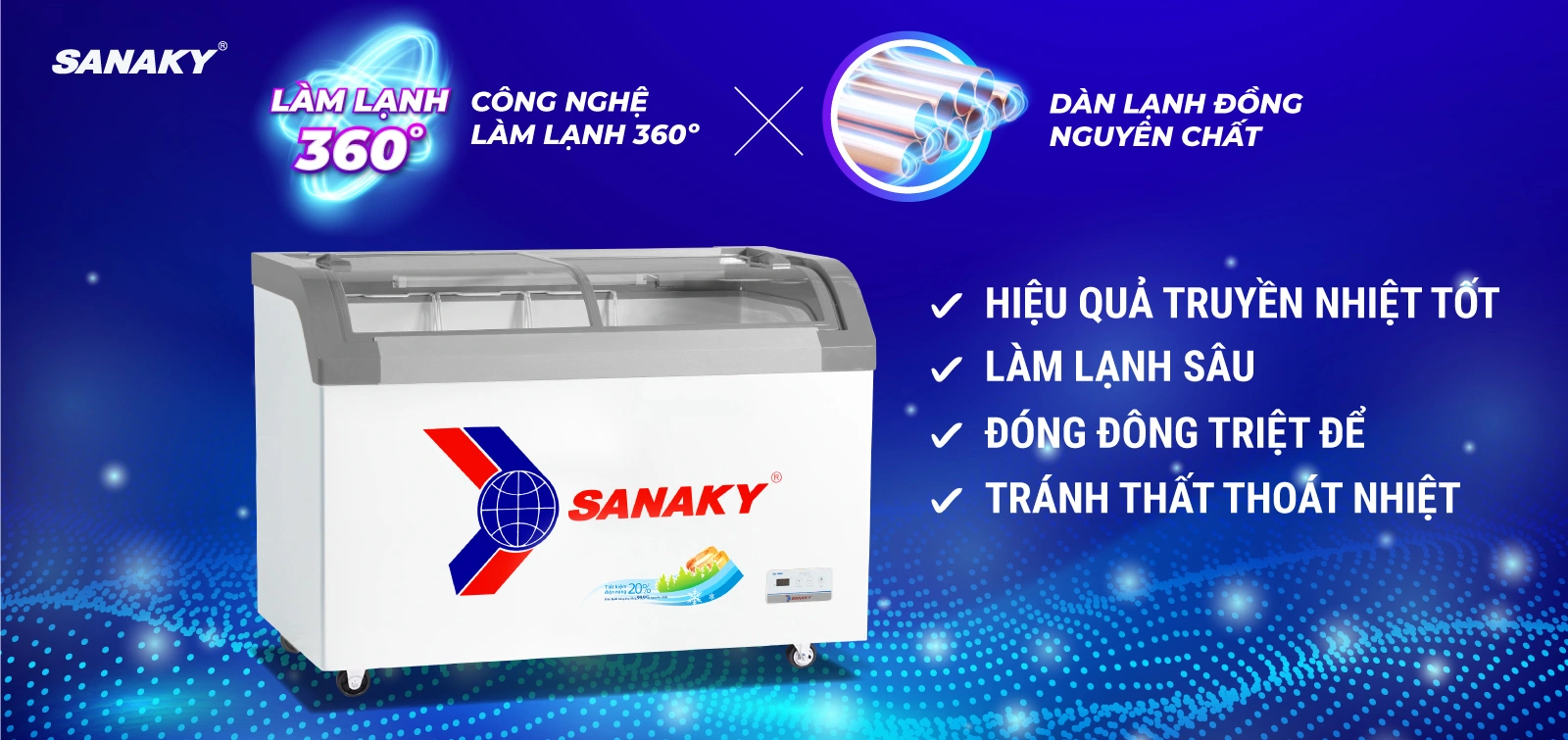 Tủ Đông Sanaky VH-3899KB