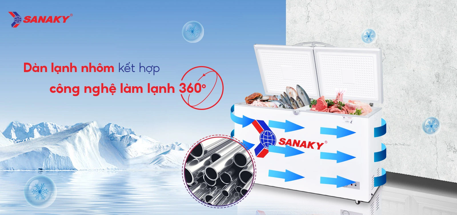 Tủ Đông Sanaky VH-405A2