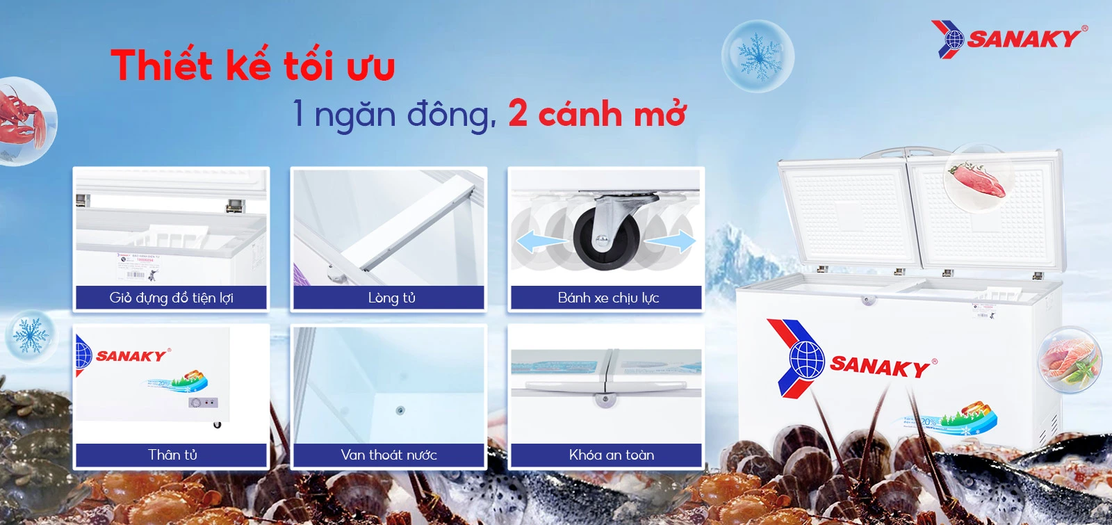 Tủ Đông Sanaky VH-4099A1