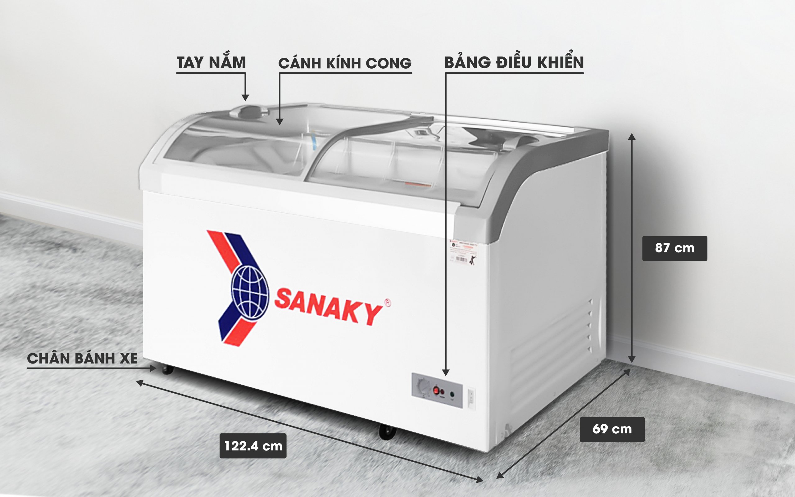 Tủ Đông Sanaky VH-482KB