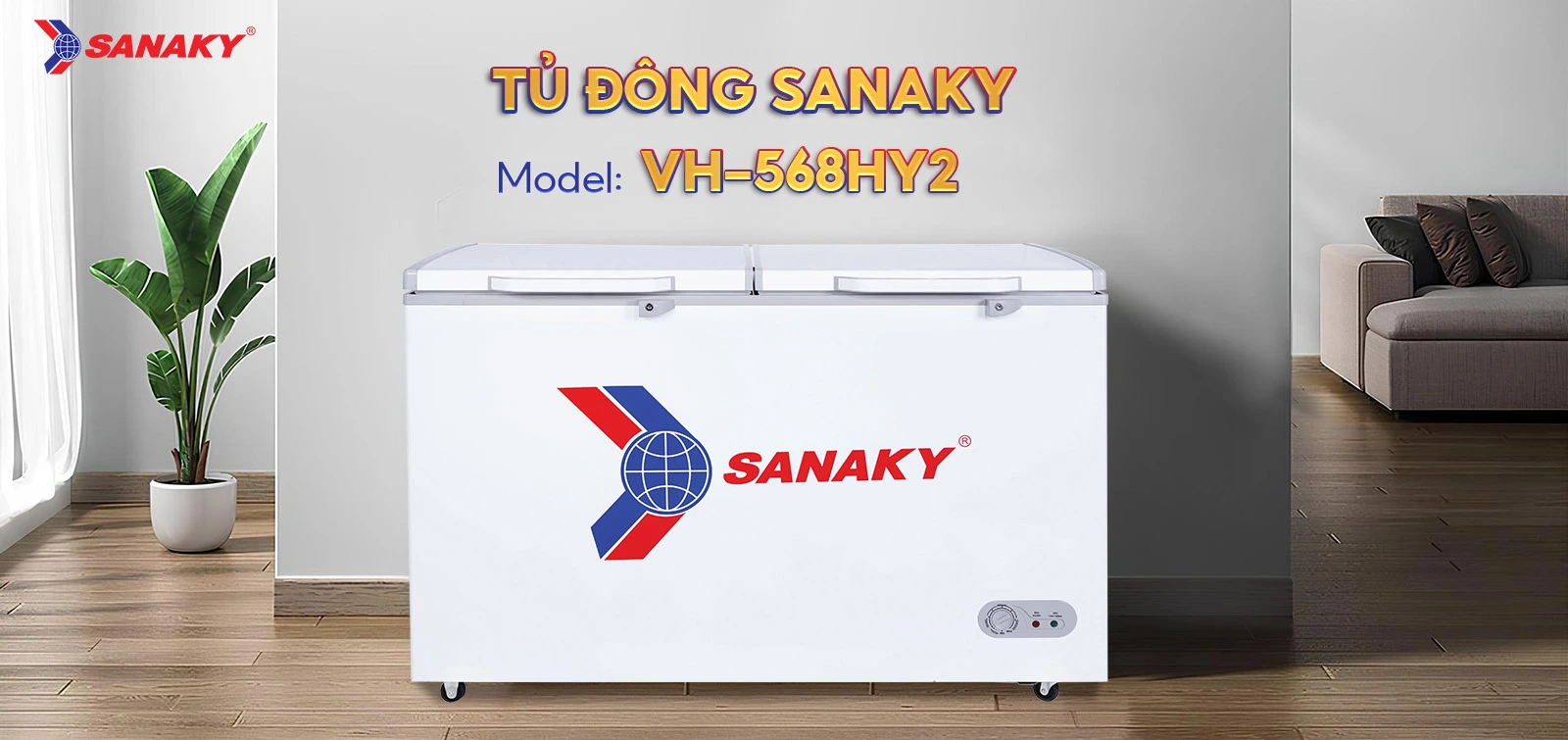 Tủ Đông Sanaky VH-568HY2
