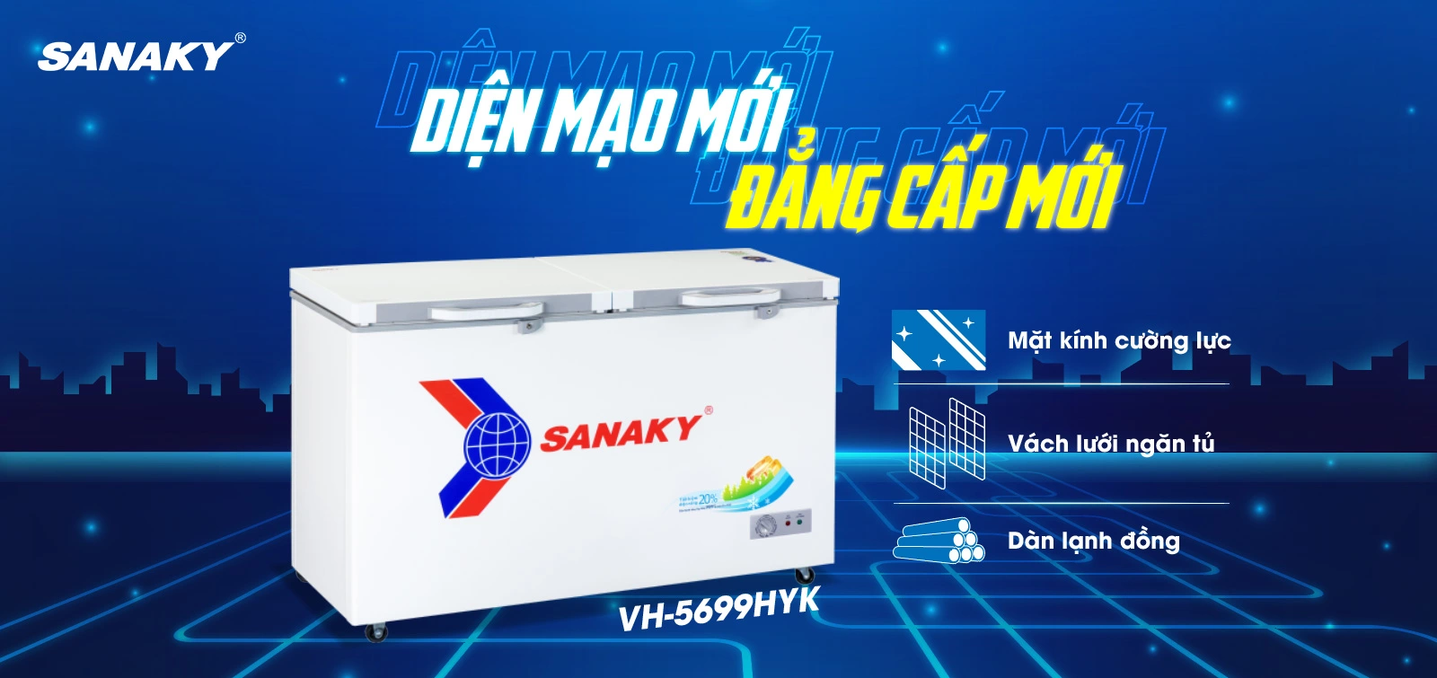 Tủ đông Sanaky VH-5699HYK