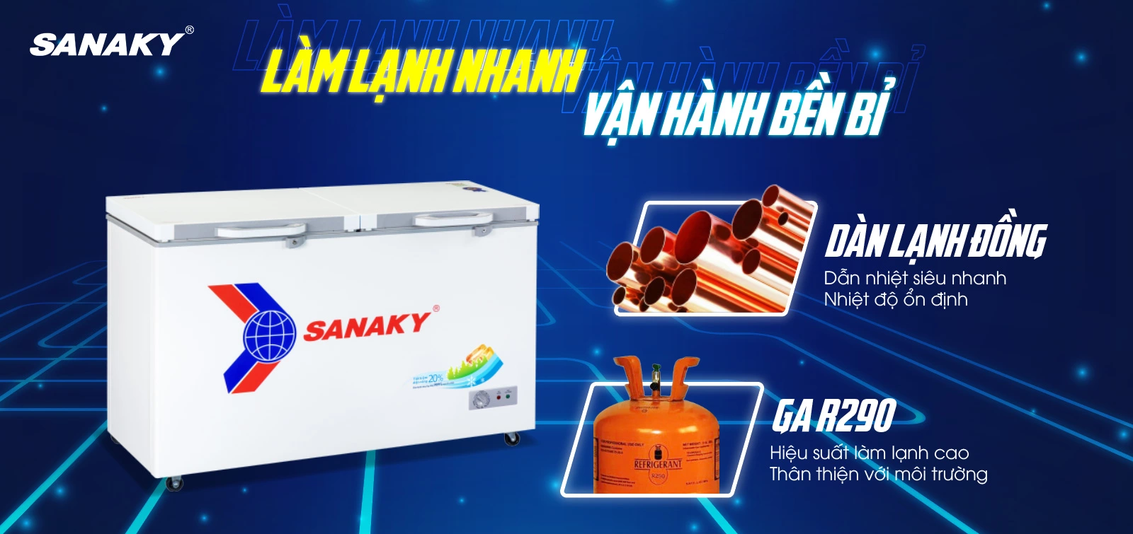Tủ đông Sanaky VH-5699HYK