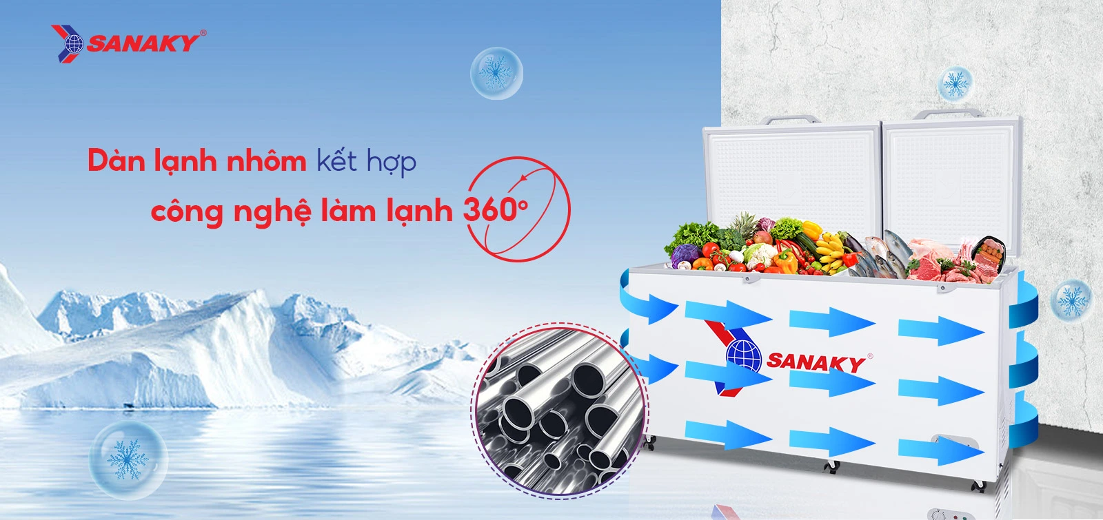 Tủ Đông Sanaky VH-668HY2