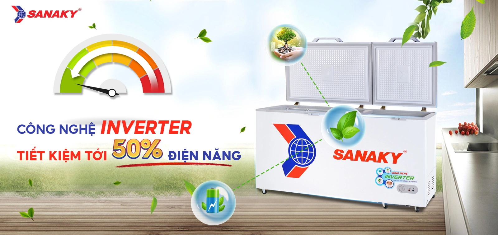 Tủ Đông Sanaky VH-6699HY3