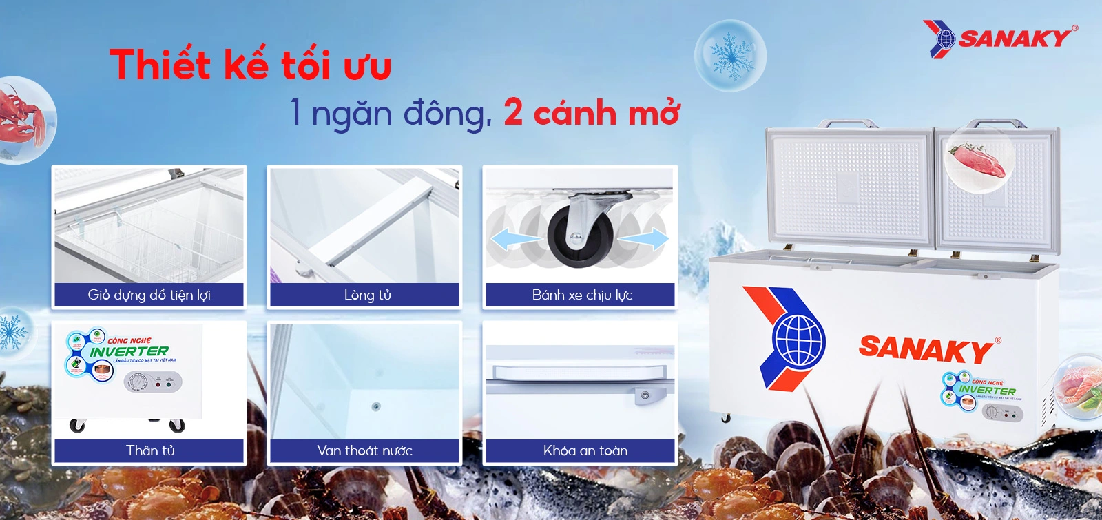 Tủ Đông Sanaky VH-6699HY3