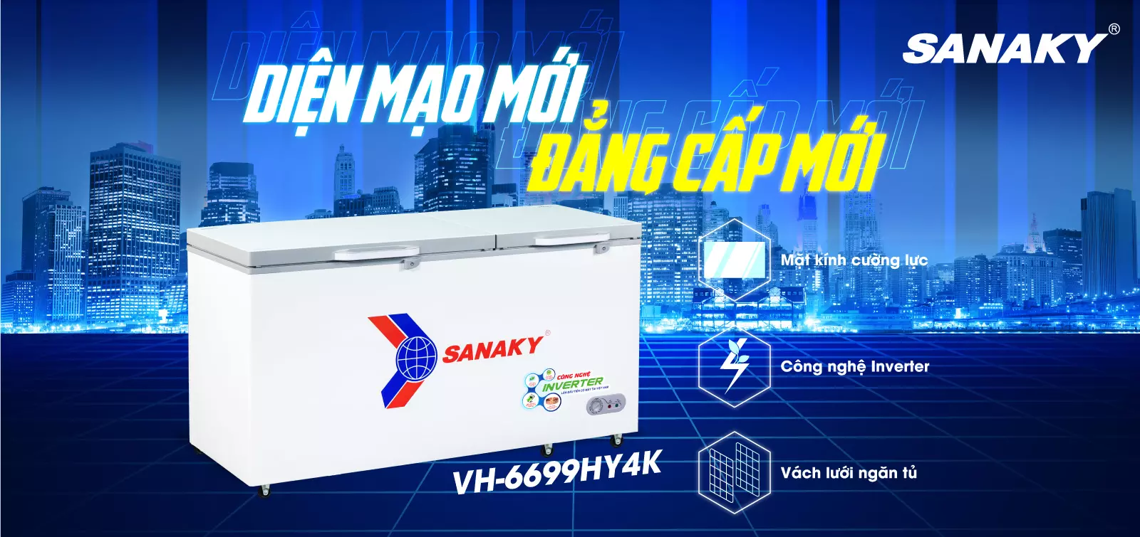 Tủ đông Sanaky VH-6699HY4K