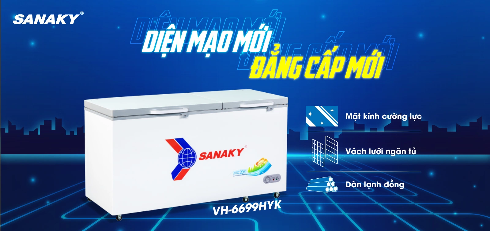 Tủ đông Sanaky VH-6699HYK