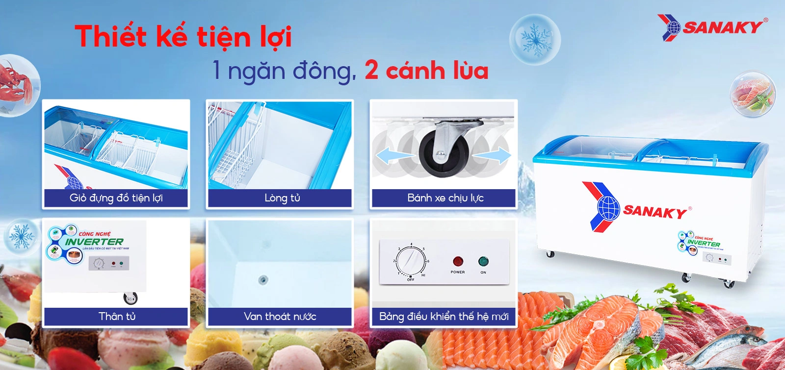 Tủ Đông Sanaky VH-6899K3