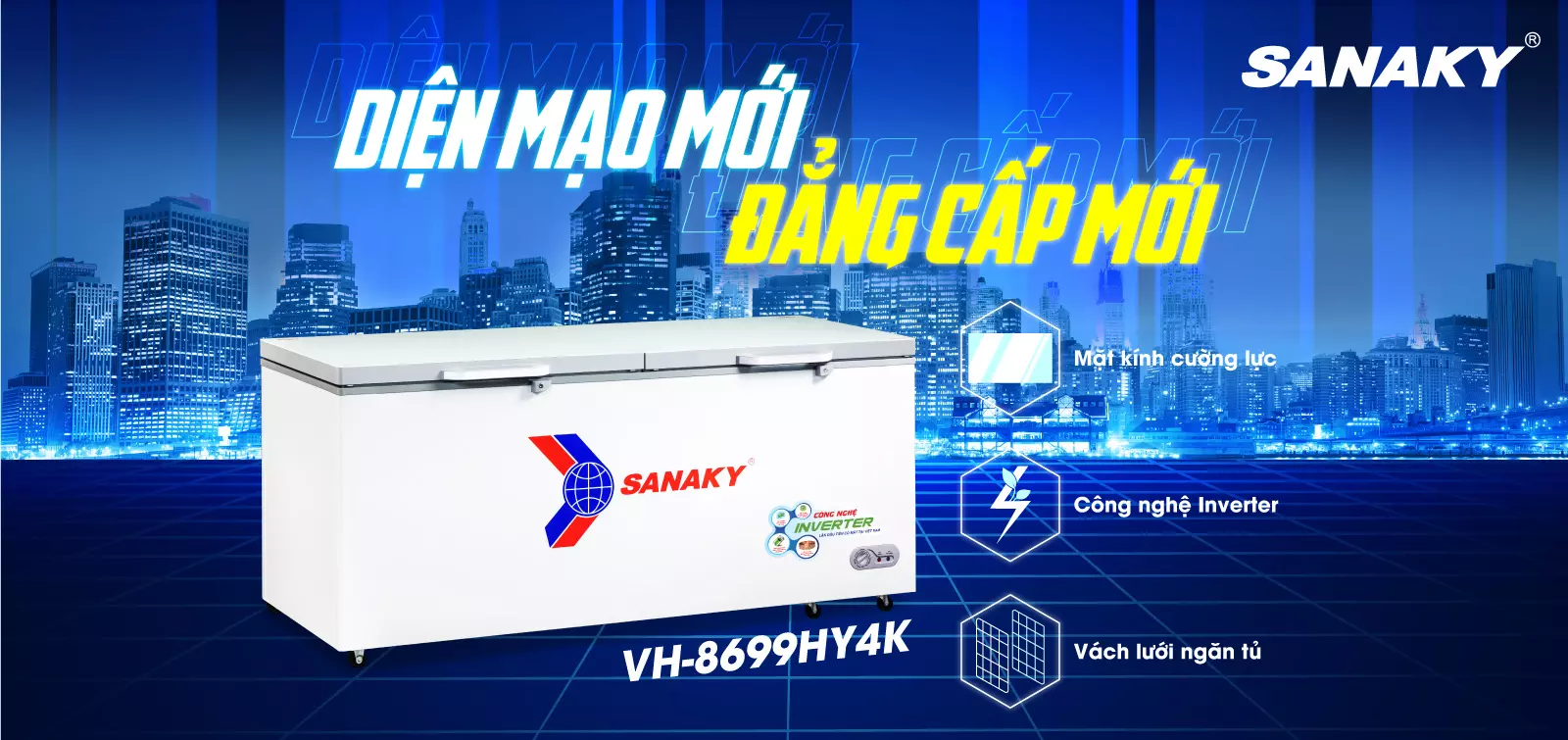 Tủ đông Sanaky VH-8699HY4K