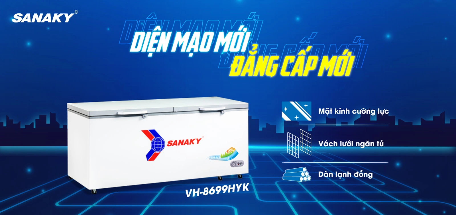 Tủ đông Sanaky VH-8699HYK