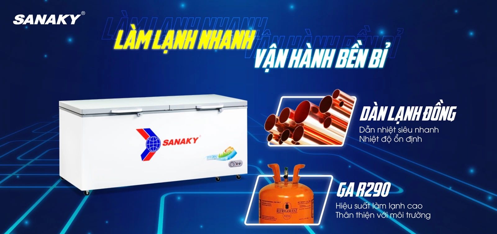 Tủ đông Sanaky VH-8699HYK