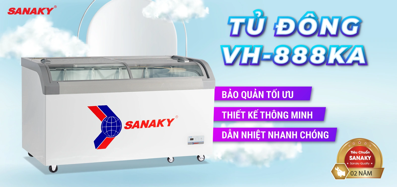 Tủ Đông Sanaky VH-888KA