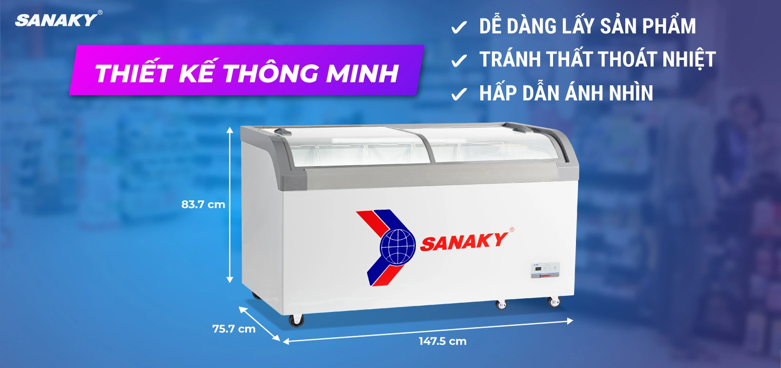Tủ Đông Sanaky VH-888KA