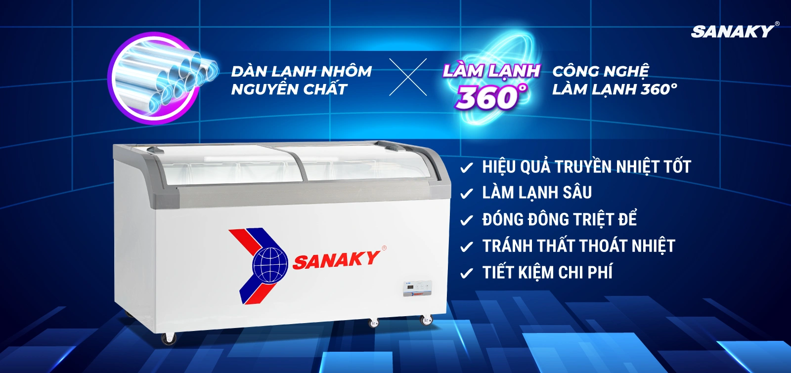 Tủ Đông Sanaky VH-888KA