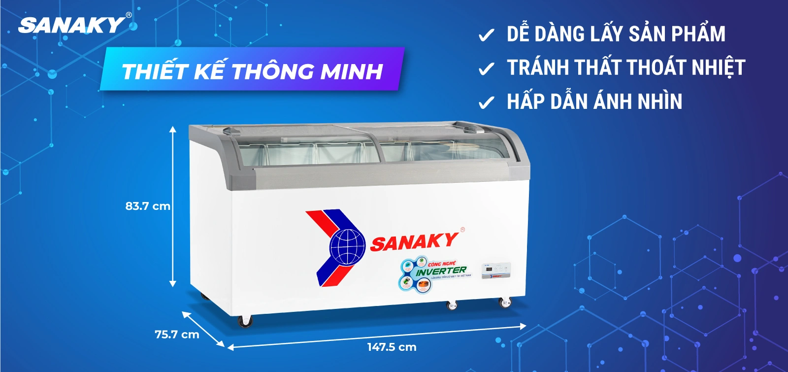 Tủ Đông Sanaky VH-899K3A