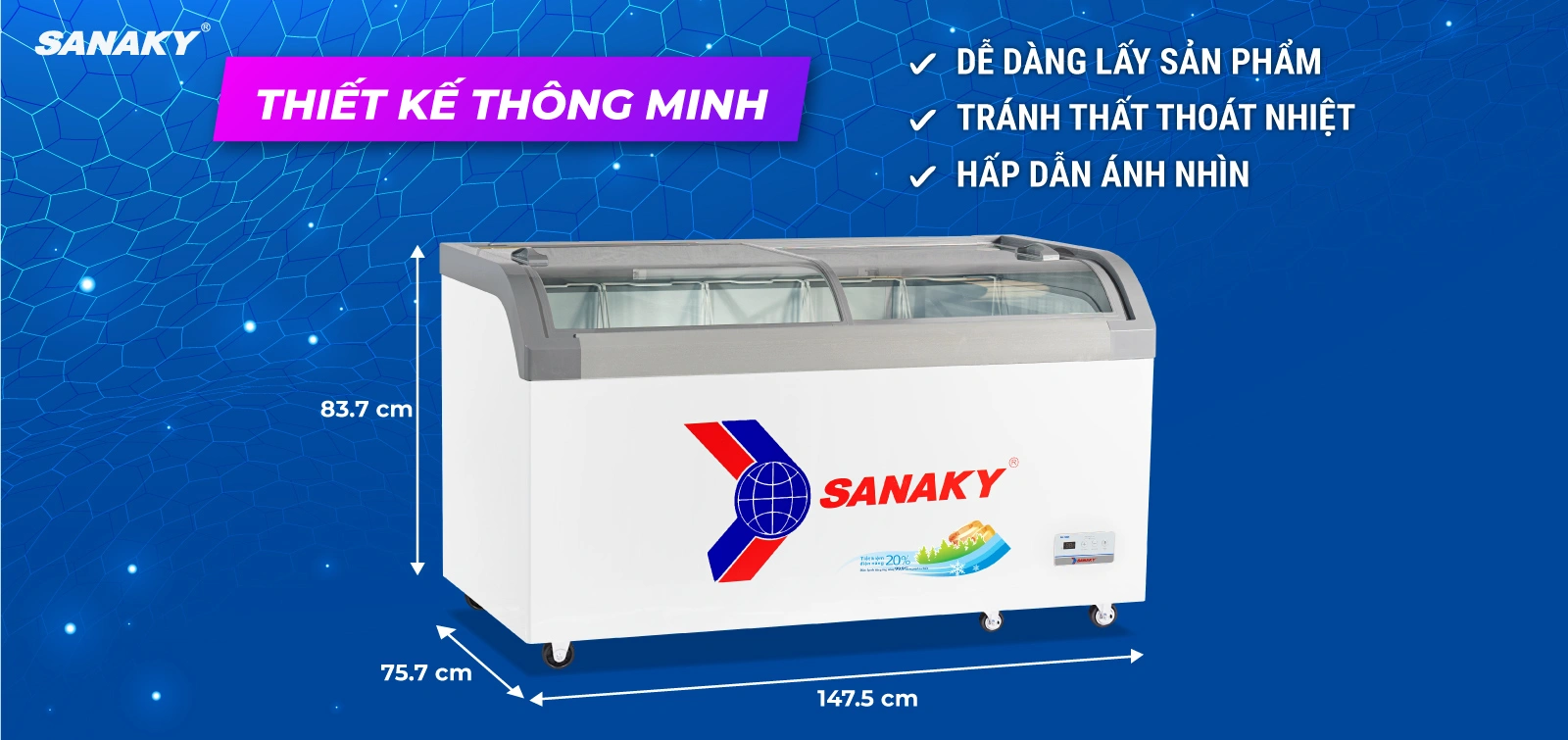Tủ Đông Sanaky VH-899KA