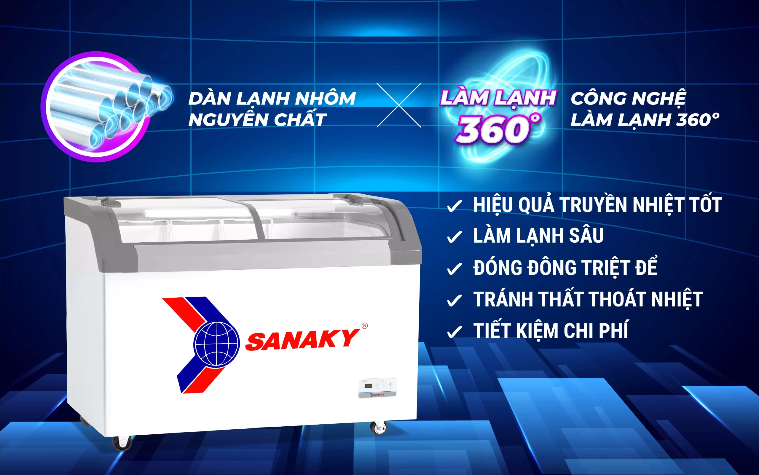 Tủ Đông Sanaky VH-382KB