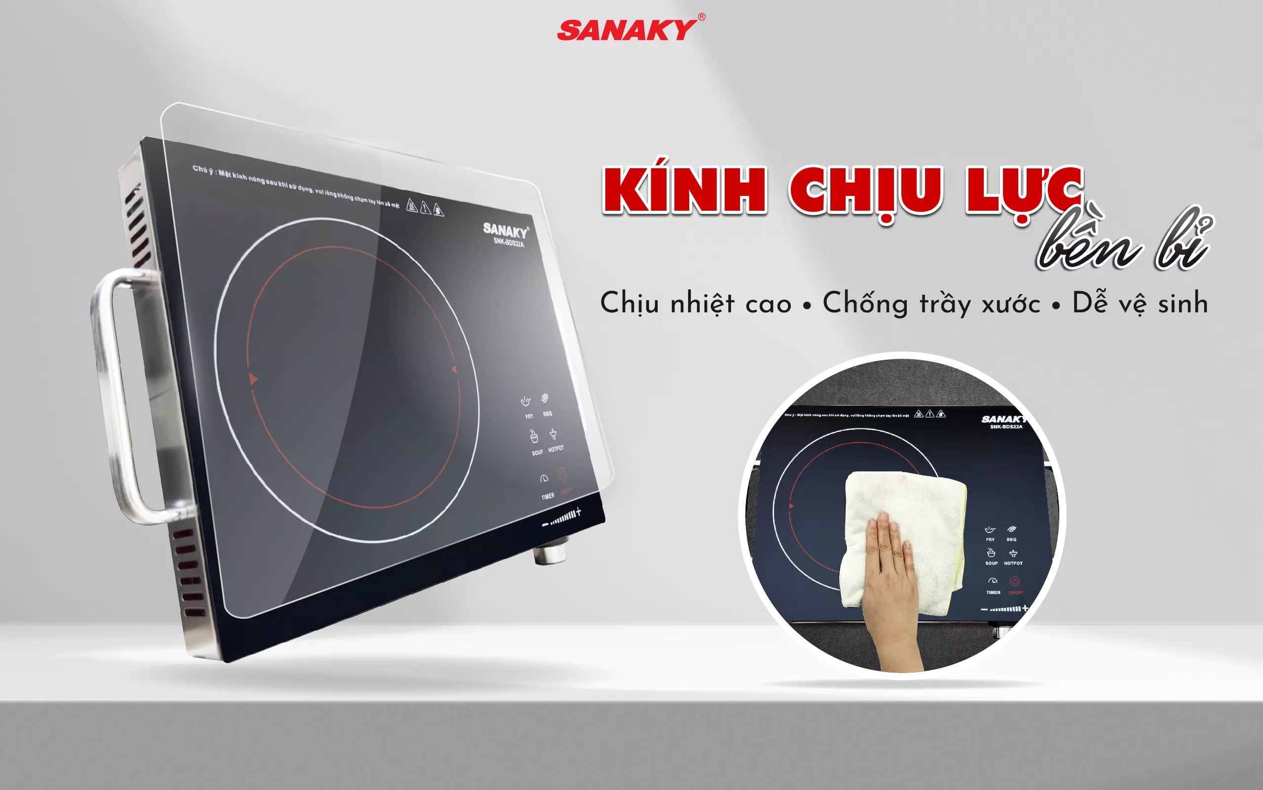 Bếp Hồng ngoại Sanaky SNK-BDS22A