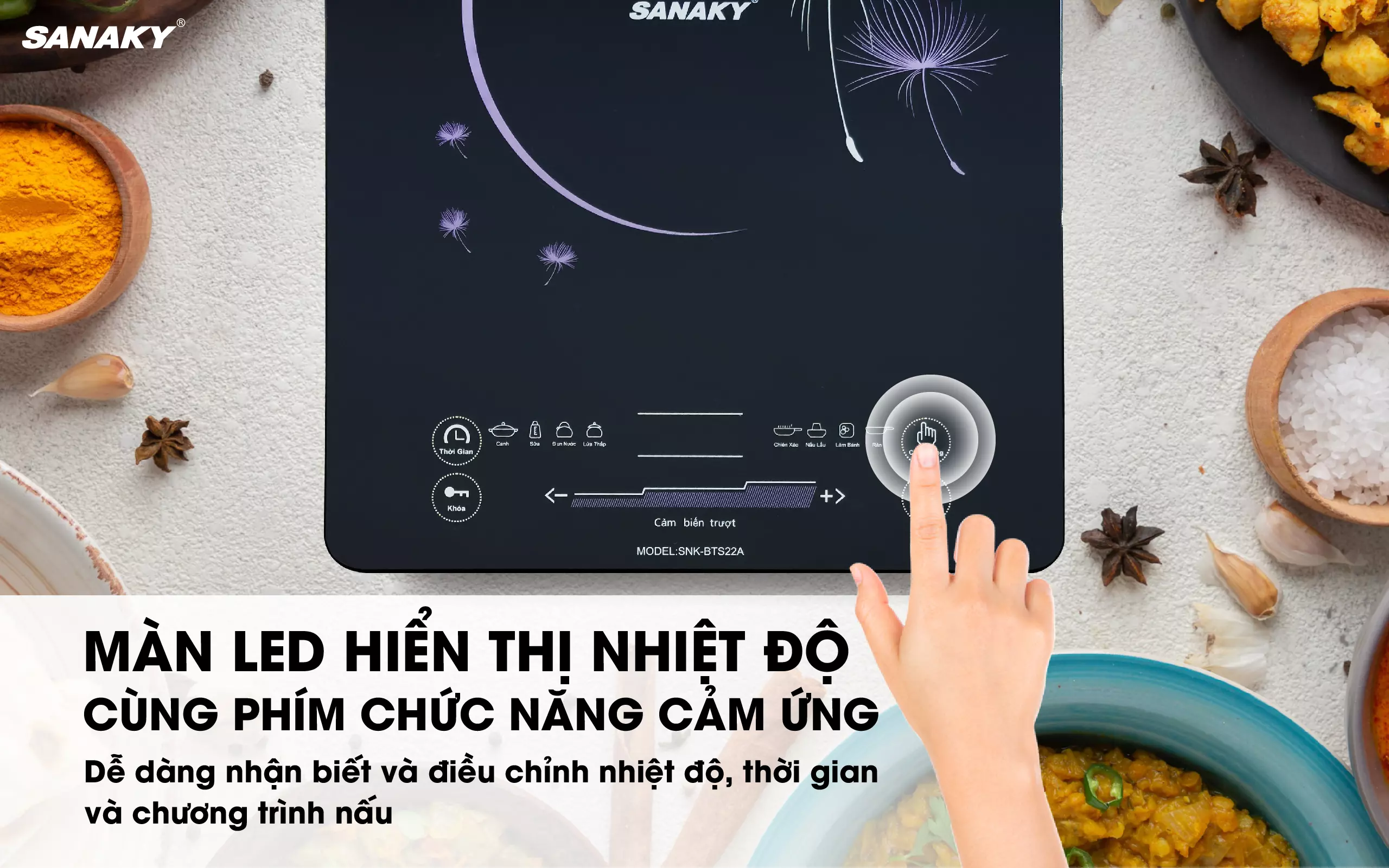 Bếp từ Sanaky SNK-BTS22A