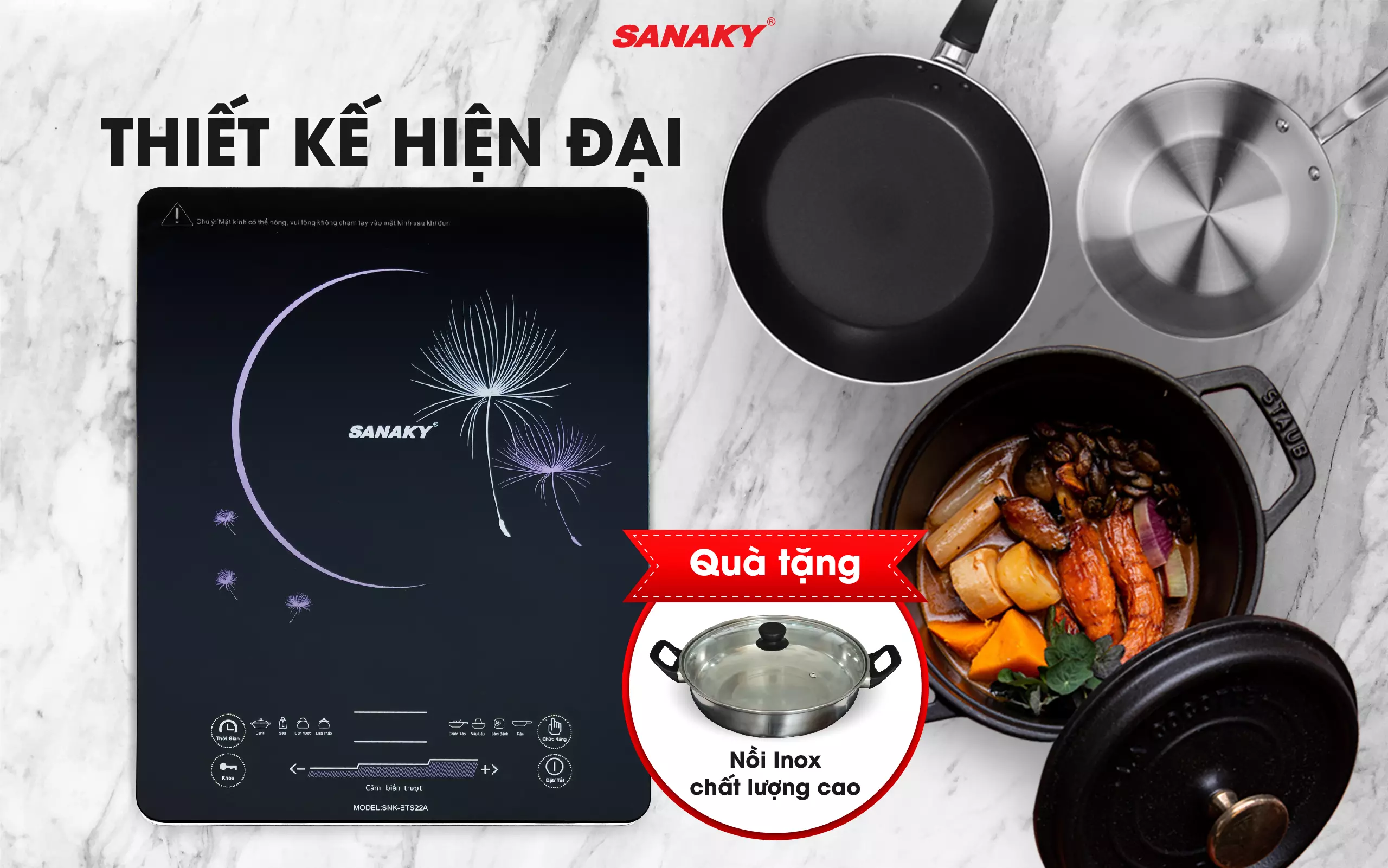 Bếp từ Sanaky SNK-BTS22A