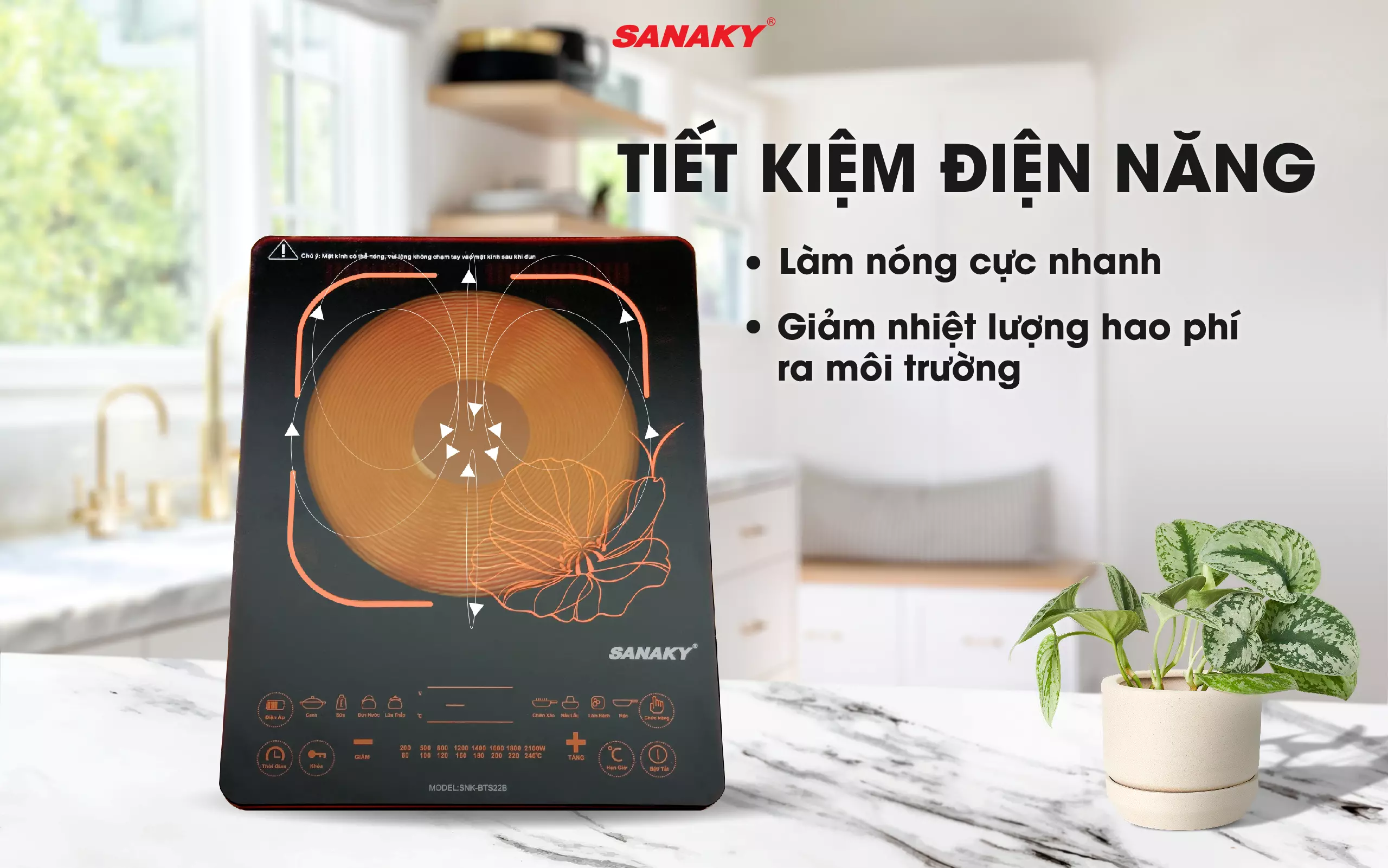 Bếp từ Sanaky SNK-BTS22B