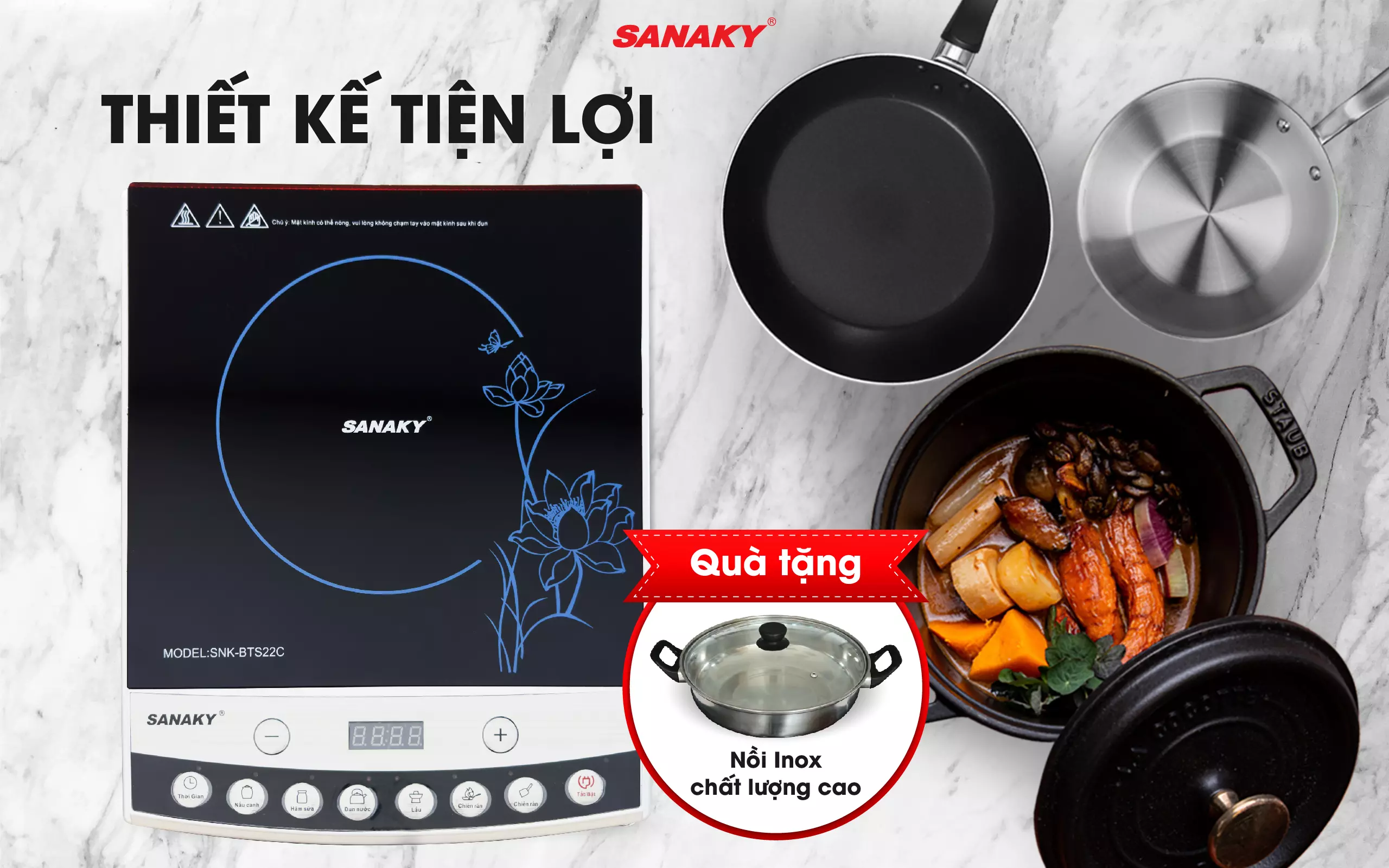 Bếp từ Sanaky SNK-BTS22C