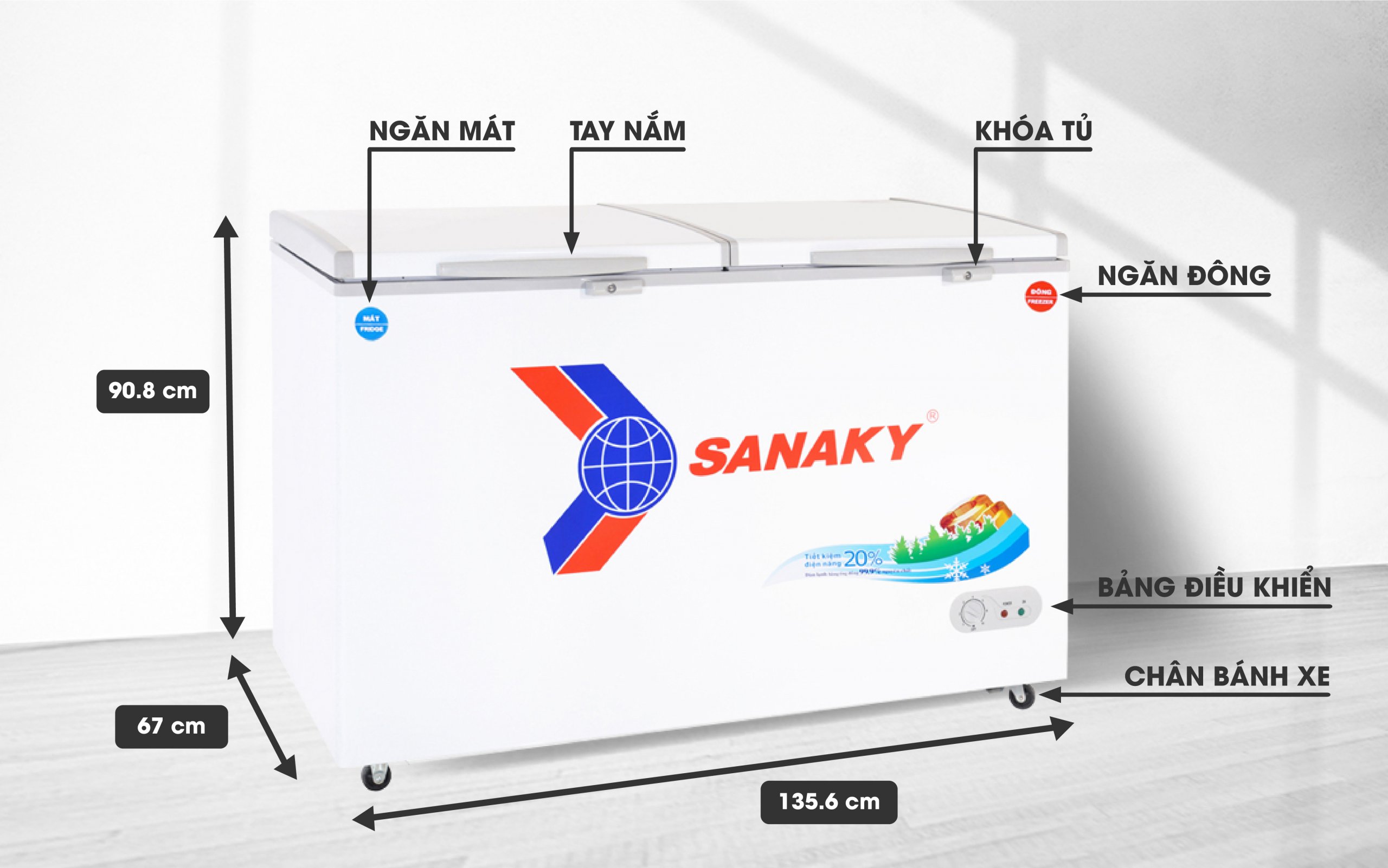 Tủ Đông Sanaky VH-5699W1