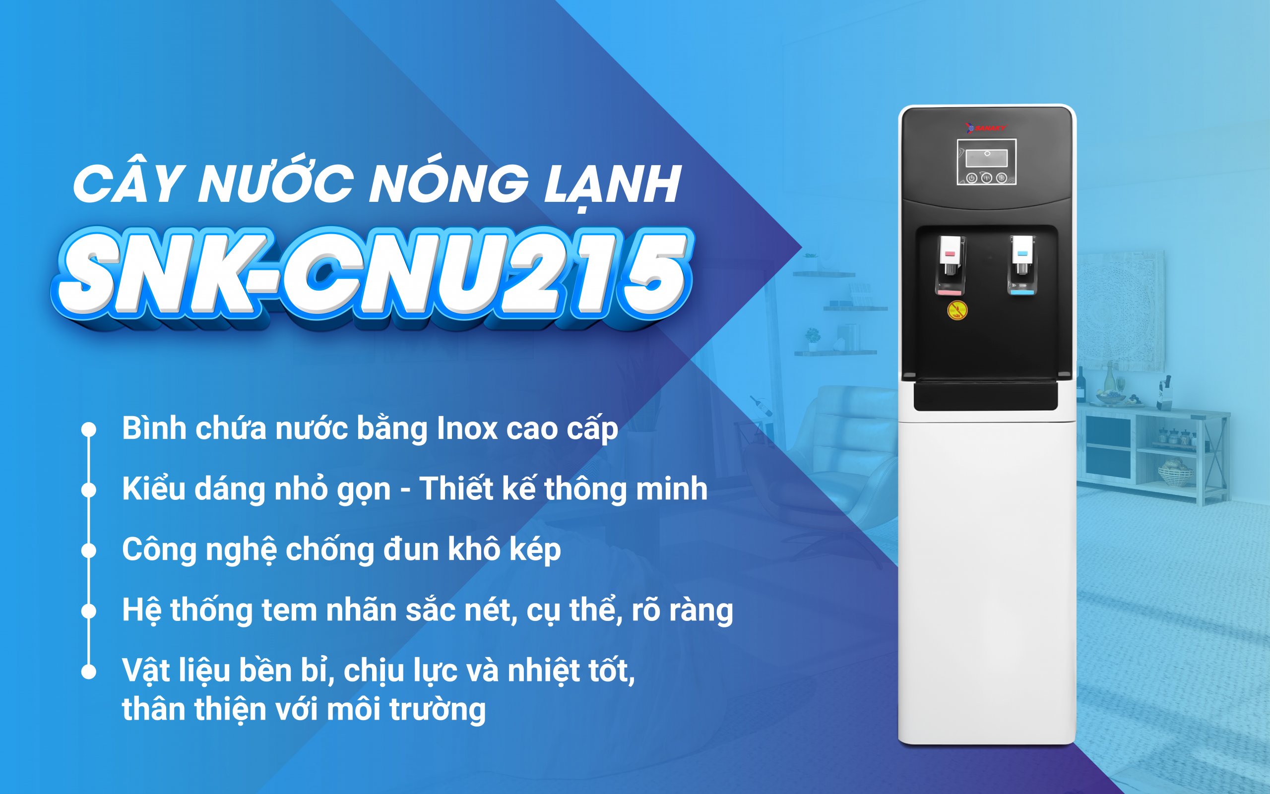 Cây nóng lạnh SNK-CNH215