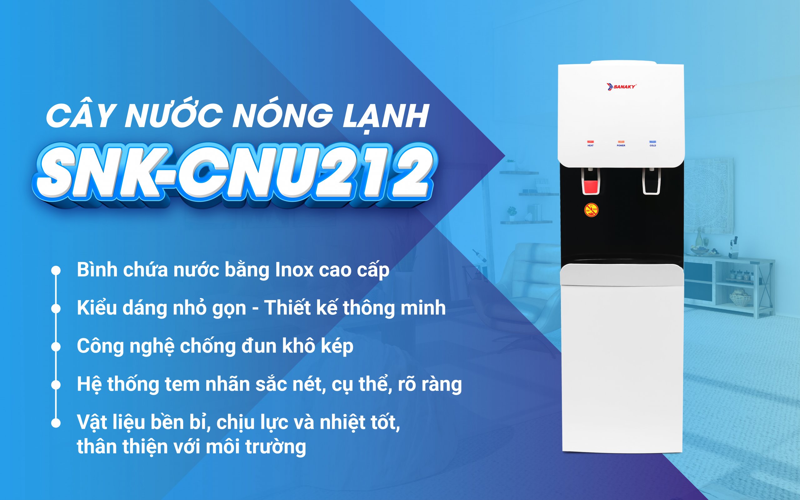 Cây nóng lạnh SNK-CNU212