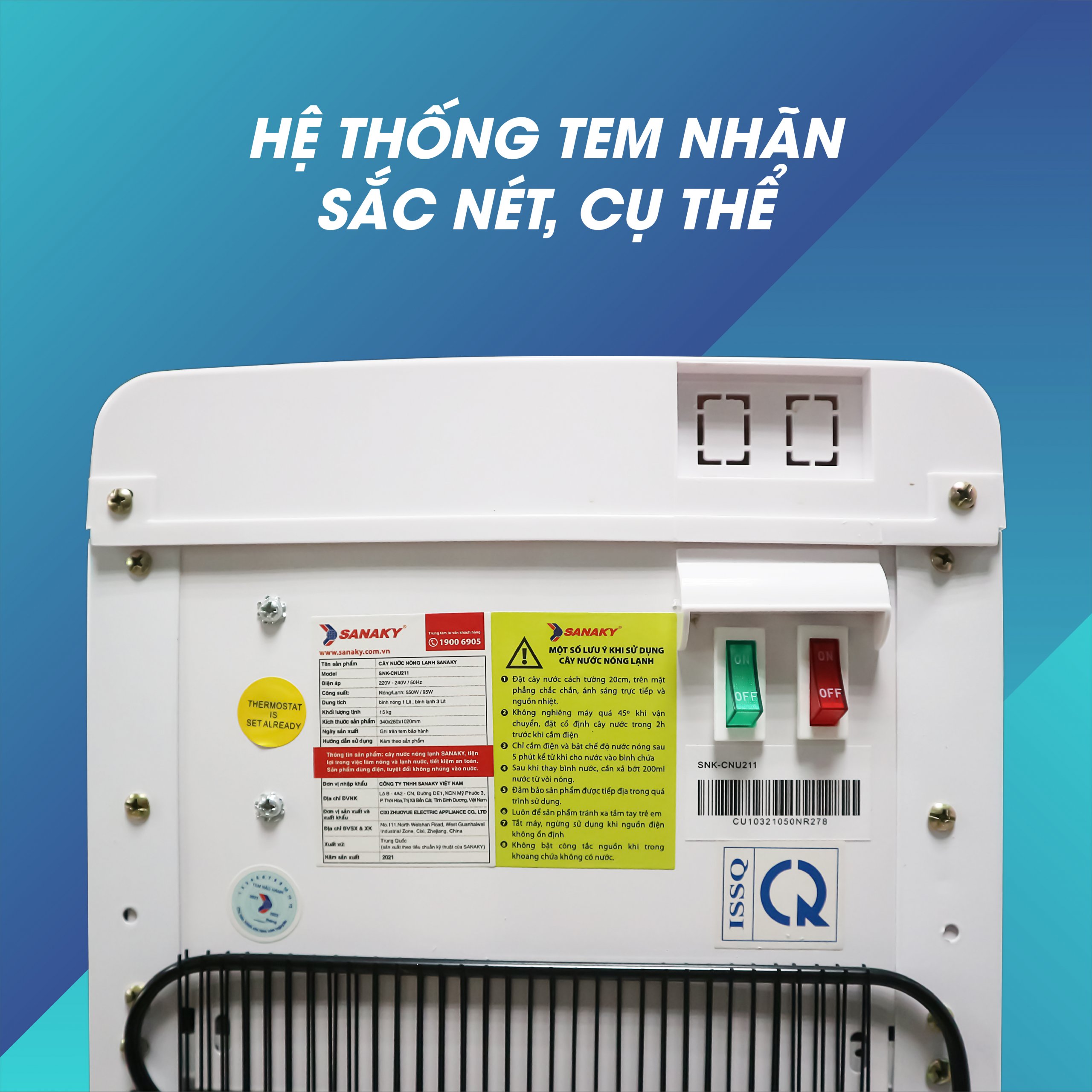 Cây nóng lạnh SNK-CNU211