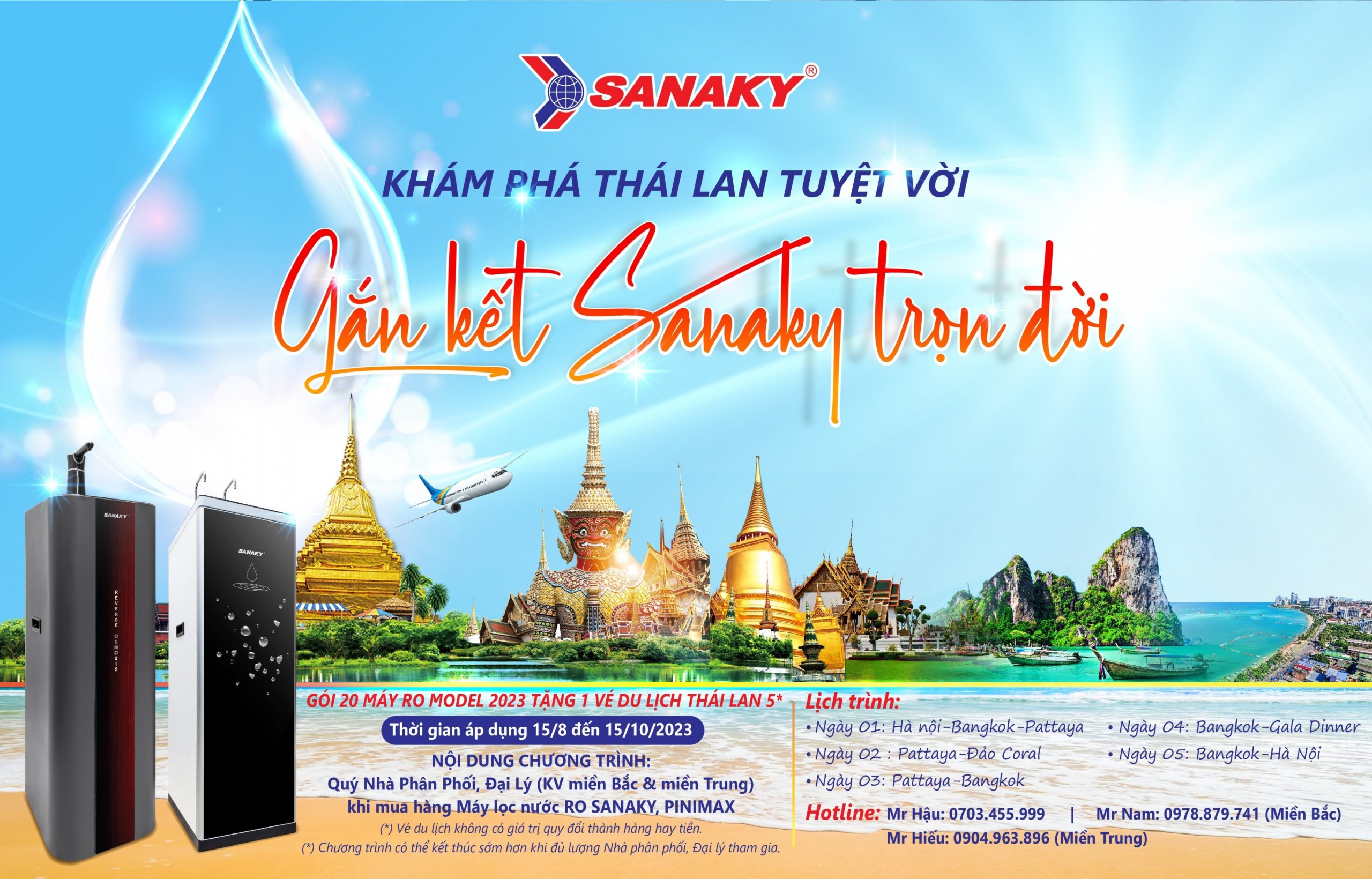 Chương trình “KHÁM PHÁ THÁI LAN TUYỆT VỜI – GẮN KẾT SANAKY TRỌN ĐỜI”