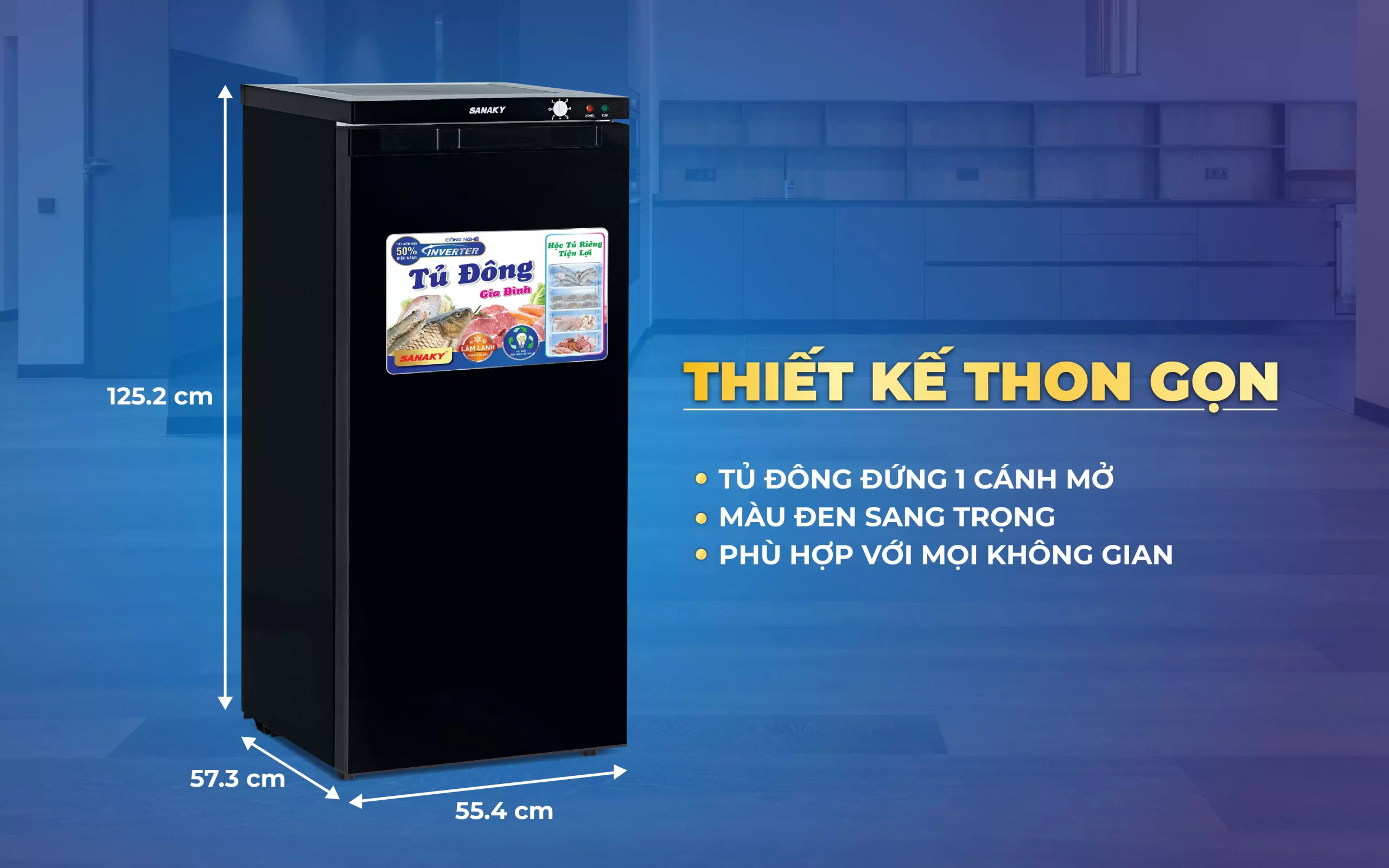 Tủ Đông Sanaky VH-180VD