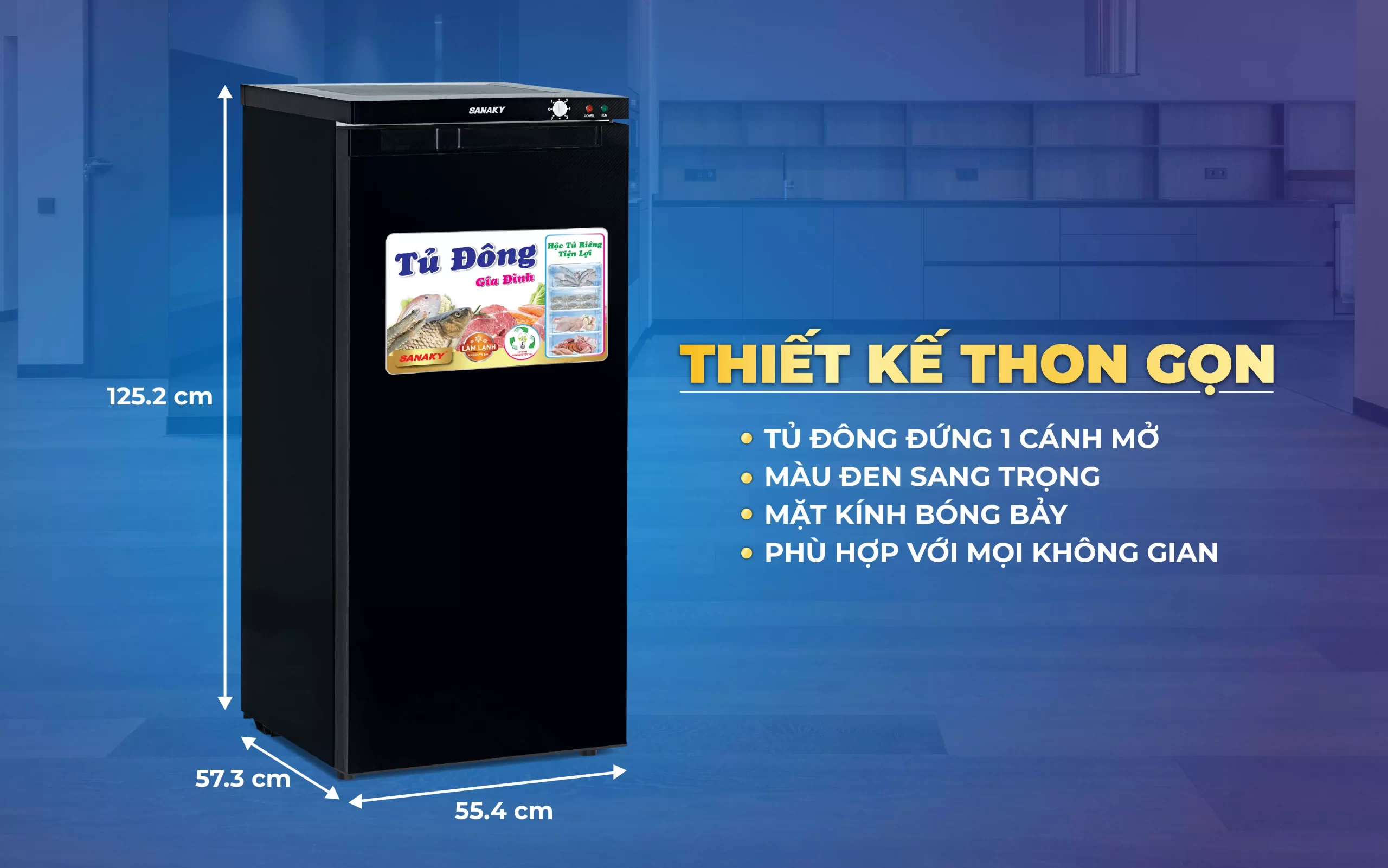 Tủ Đông Sanaky VH-180VD