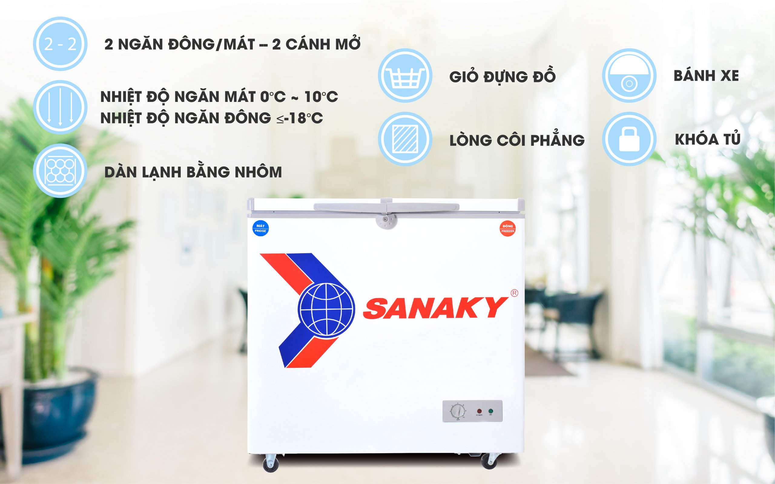Tủ Đông Sanaky VH-405W2