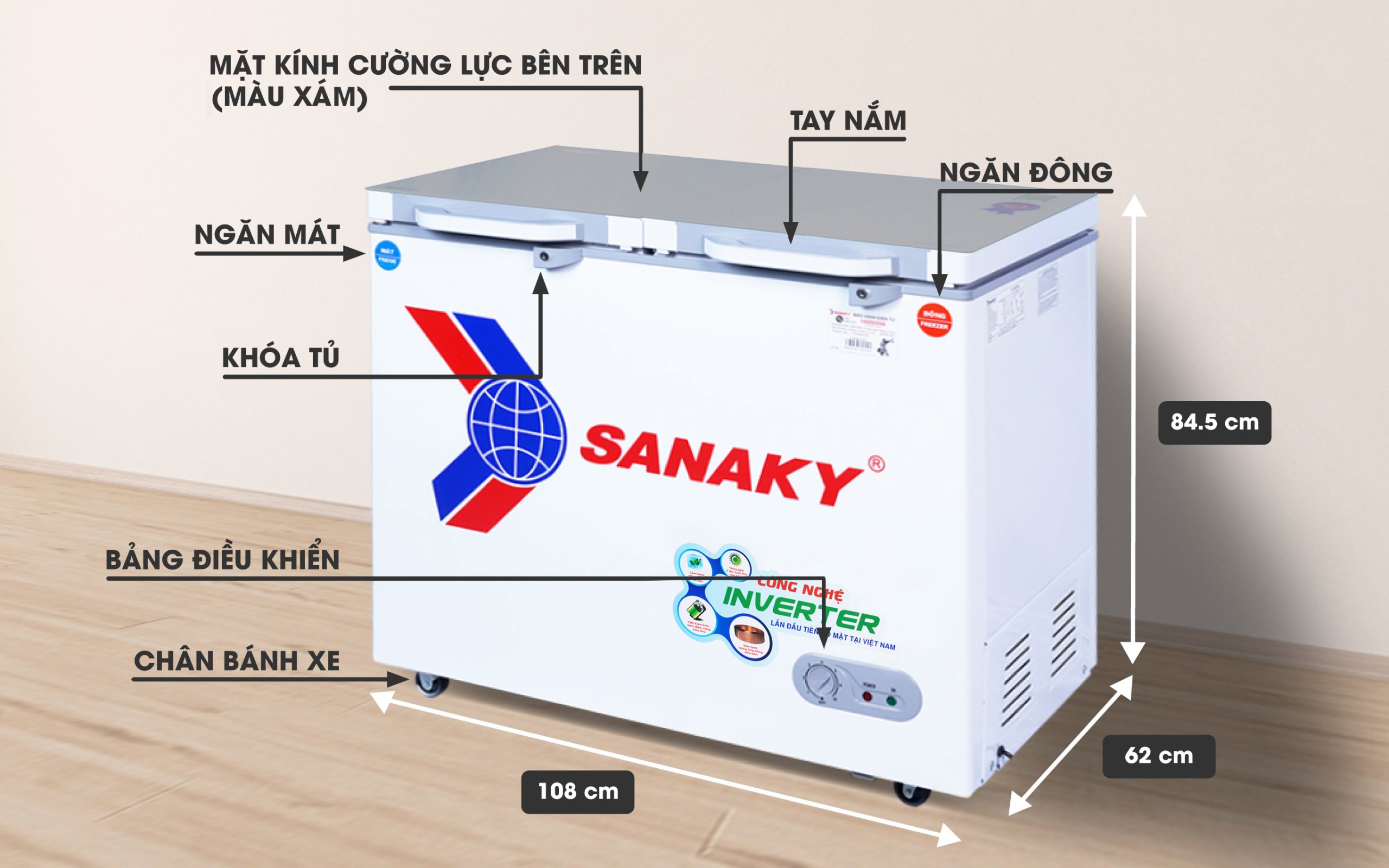 Tủ Đông Sanaky VH-2899W4K