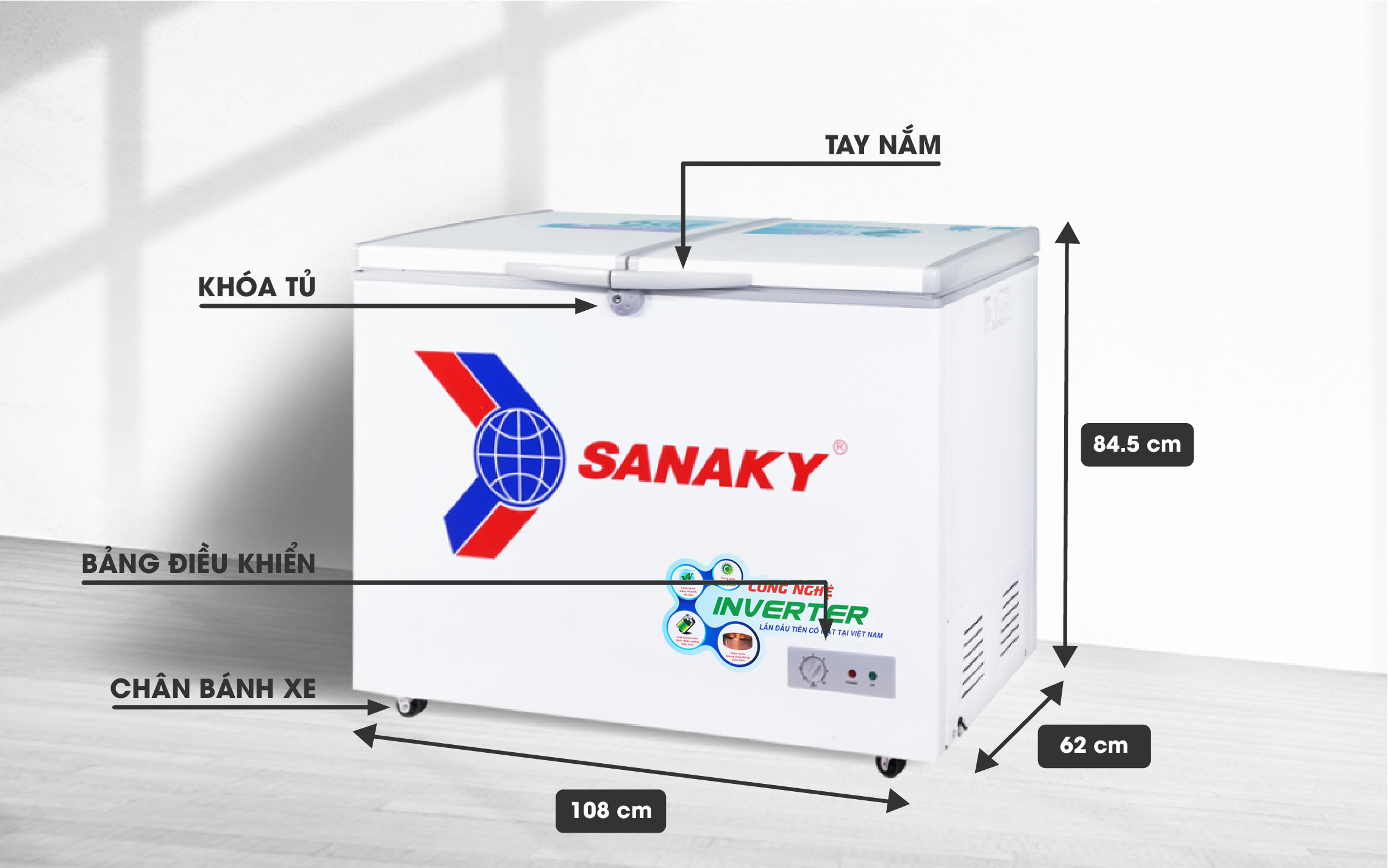 Tủ Đông Sanaky VH-225W2