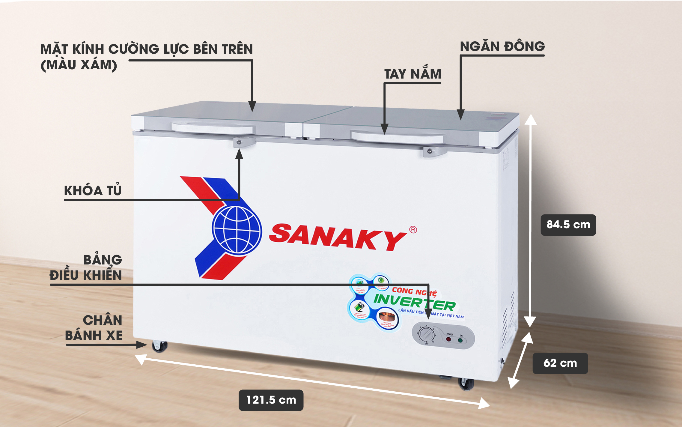 Tủ Đông Sanaky VH-3699A4K