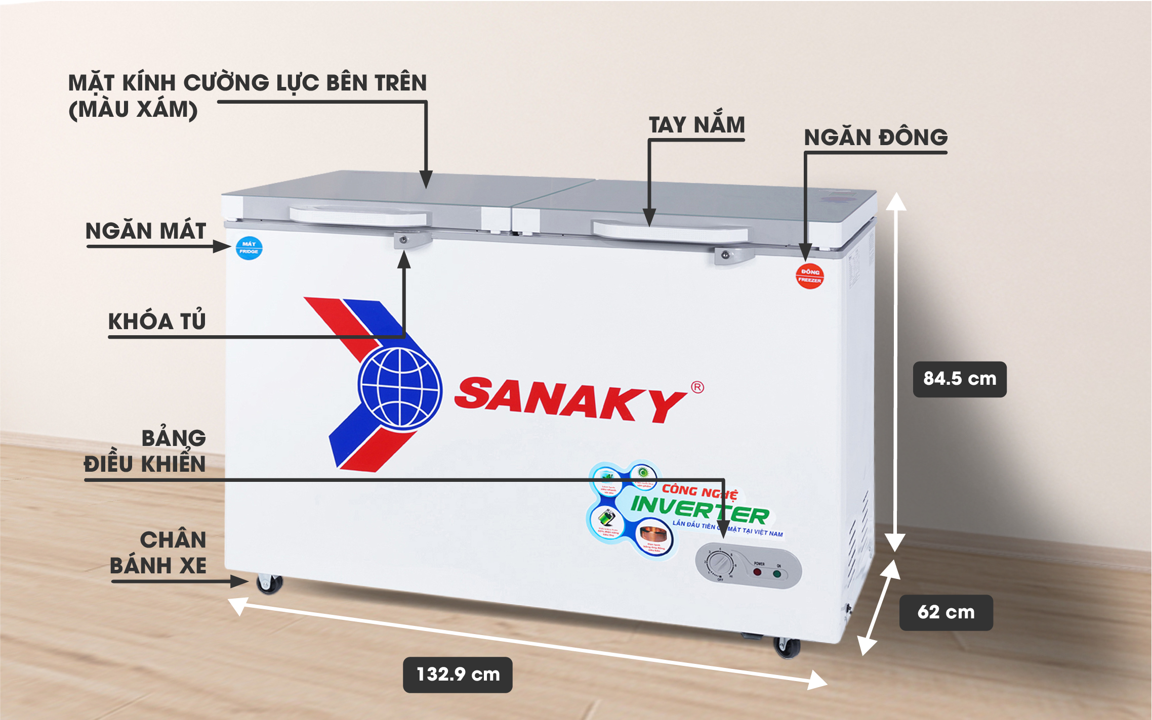 Tủ Đông Sanaky VH-4099W4K