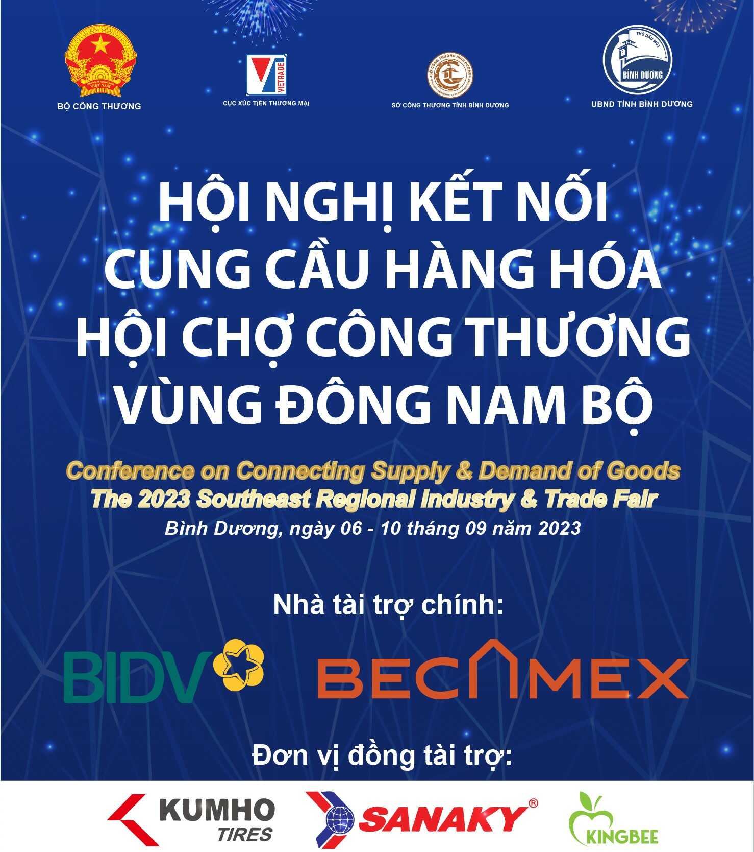 Sanaky đồng tài trợ Hội chợ công thương vùng Đông Nam Bộ
