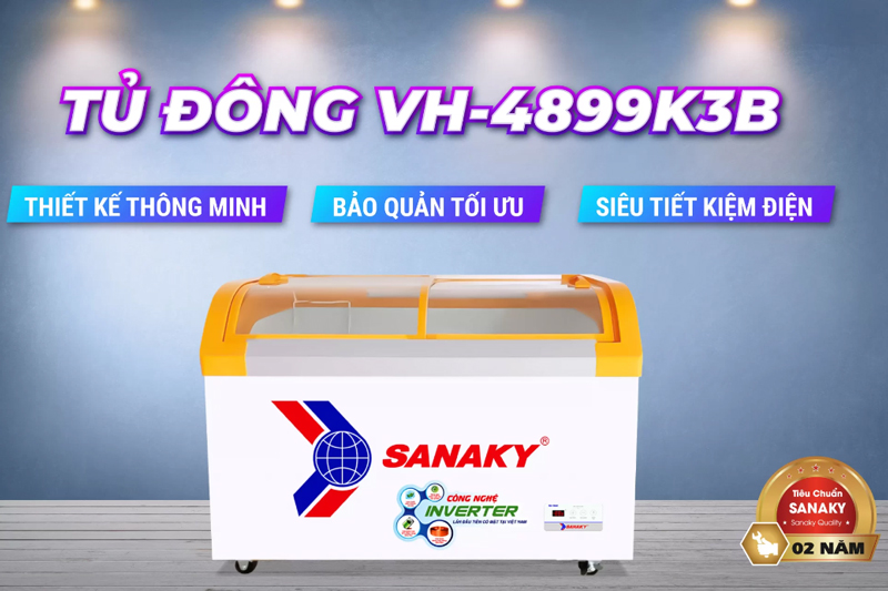 Tủ Đông Sanaky VH-4899K3B Tủ Đông Sanaky VH-4899K3B