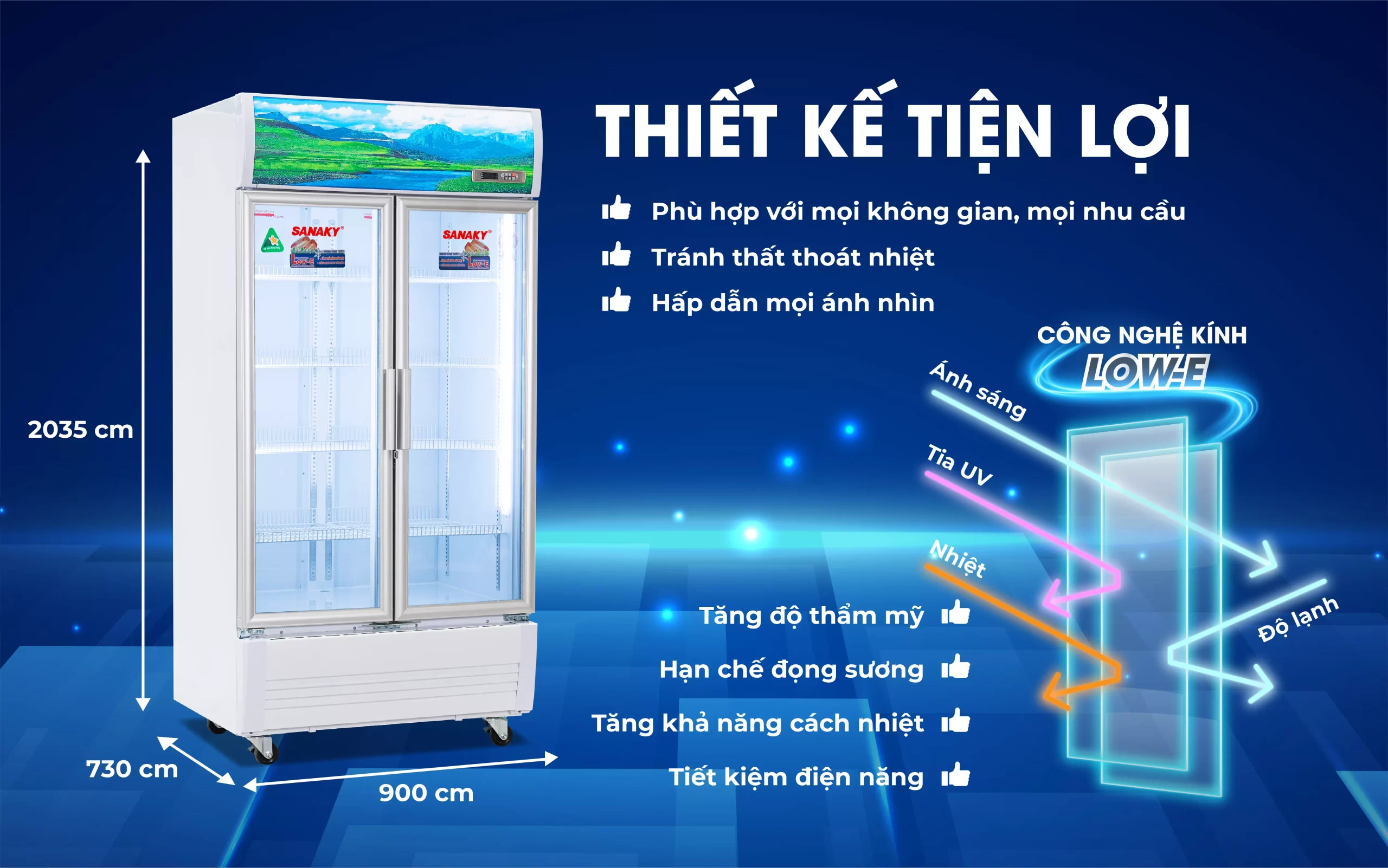 Tủ Mát Sanaky VH-1009HP3