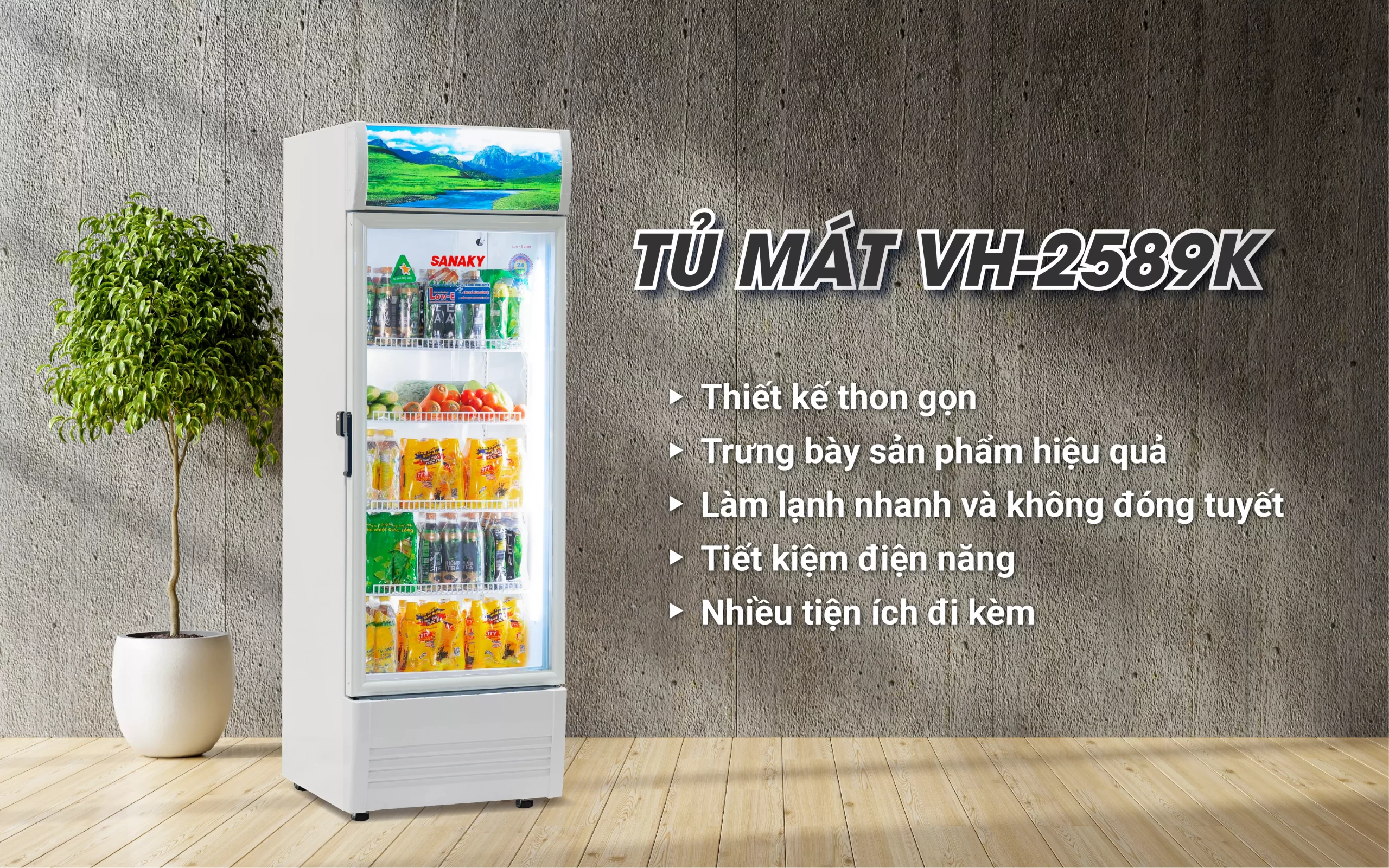 Tủ Mát Sanaky VH-2589K