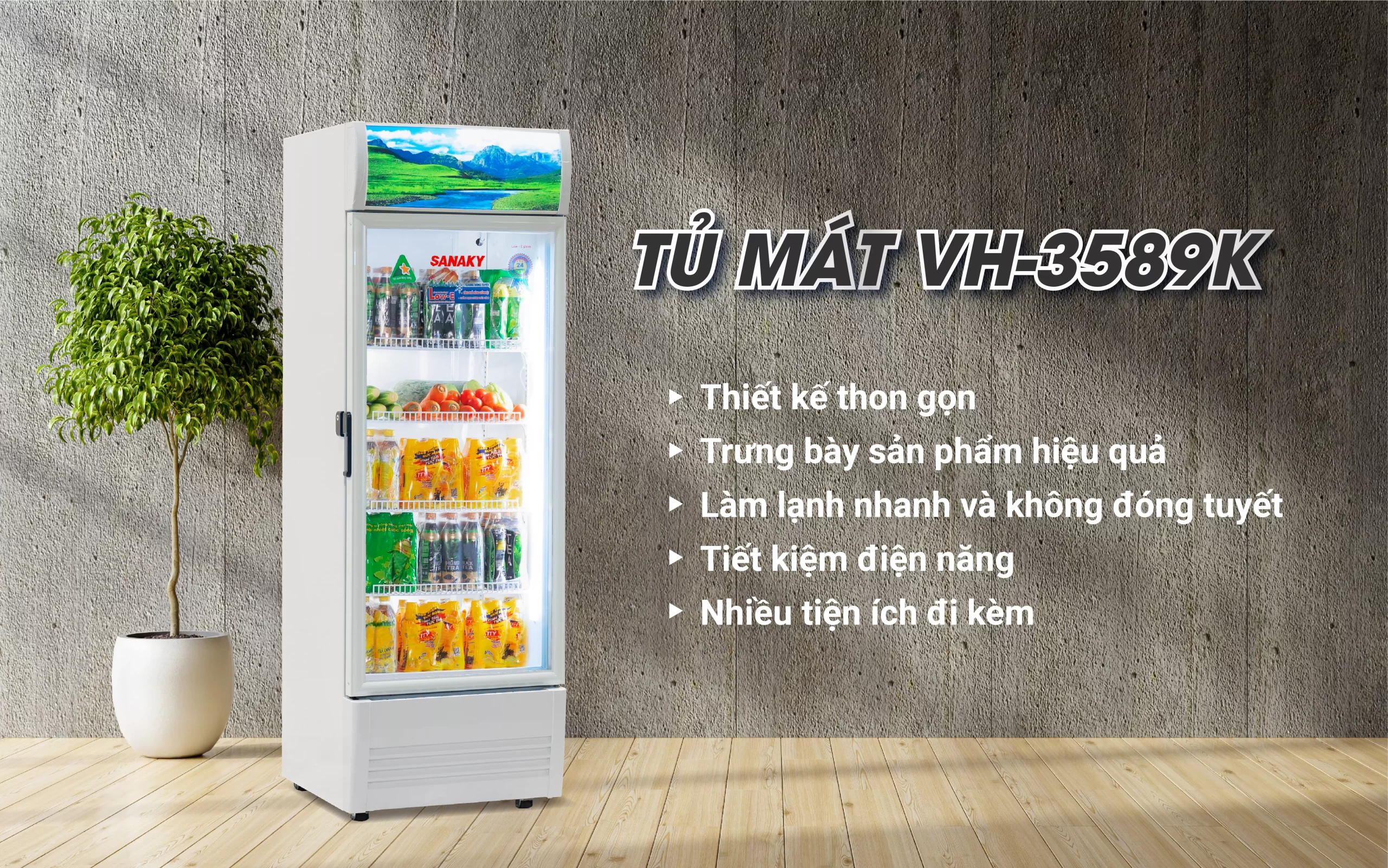 Tủ Mát Sanaky VH-2589K