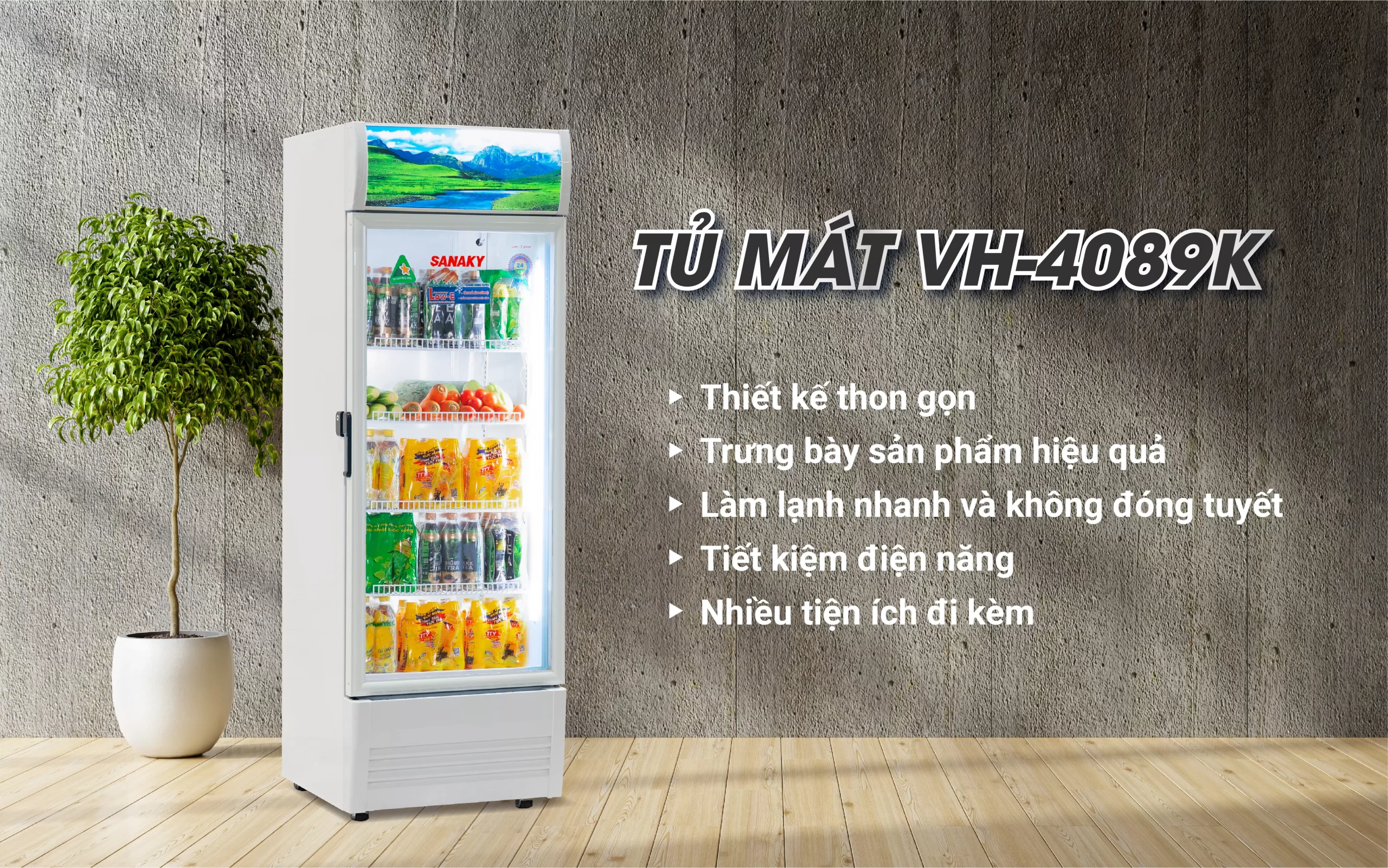 Tủ Mát Sanaky VH-2589K